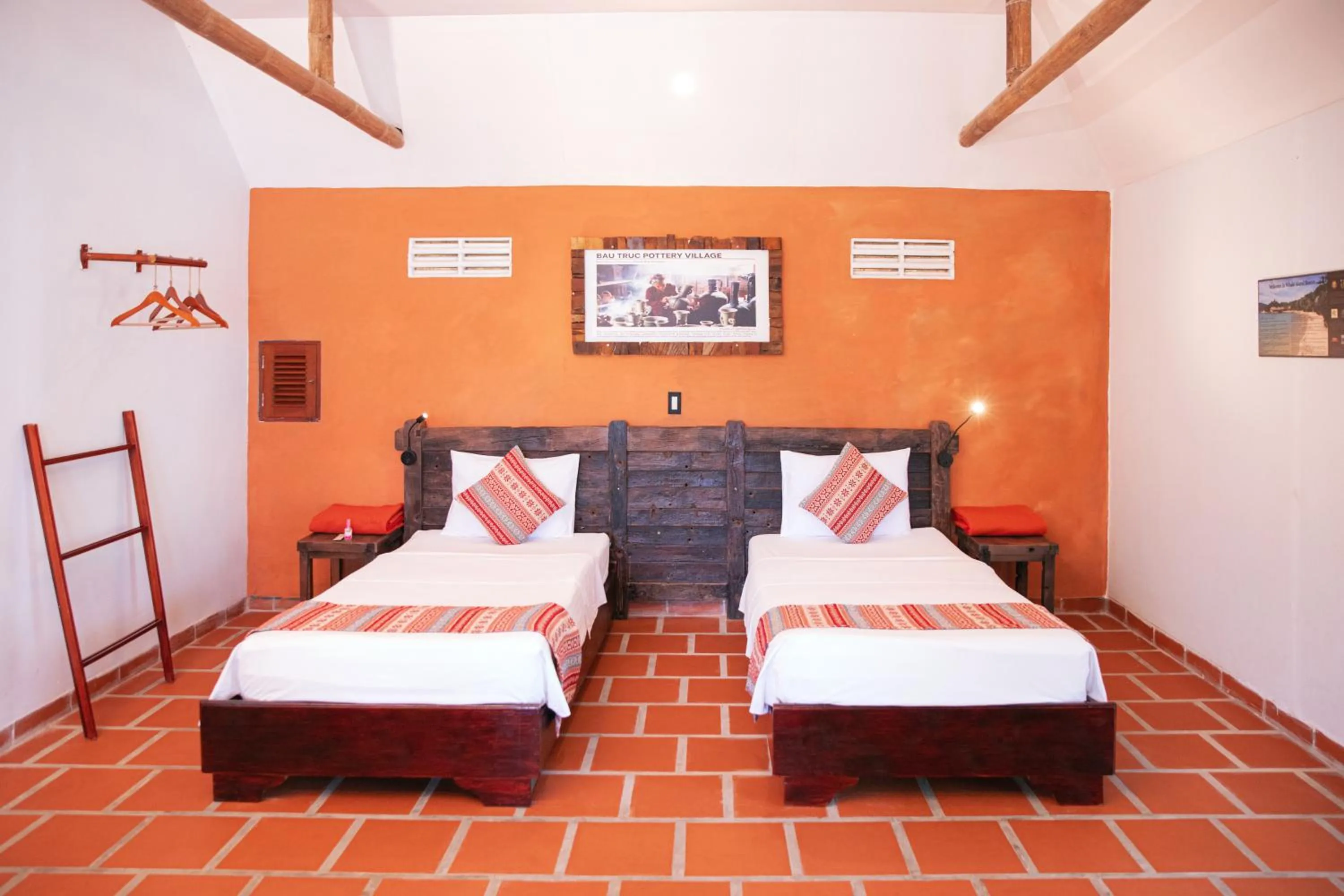 Bed in Whale Island Resort