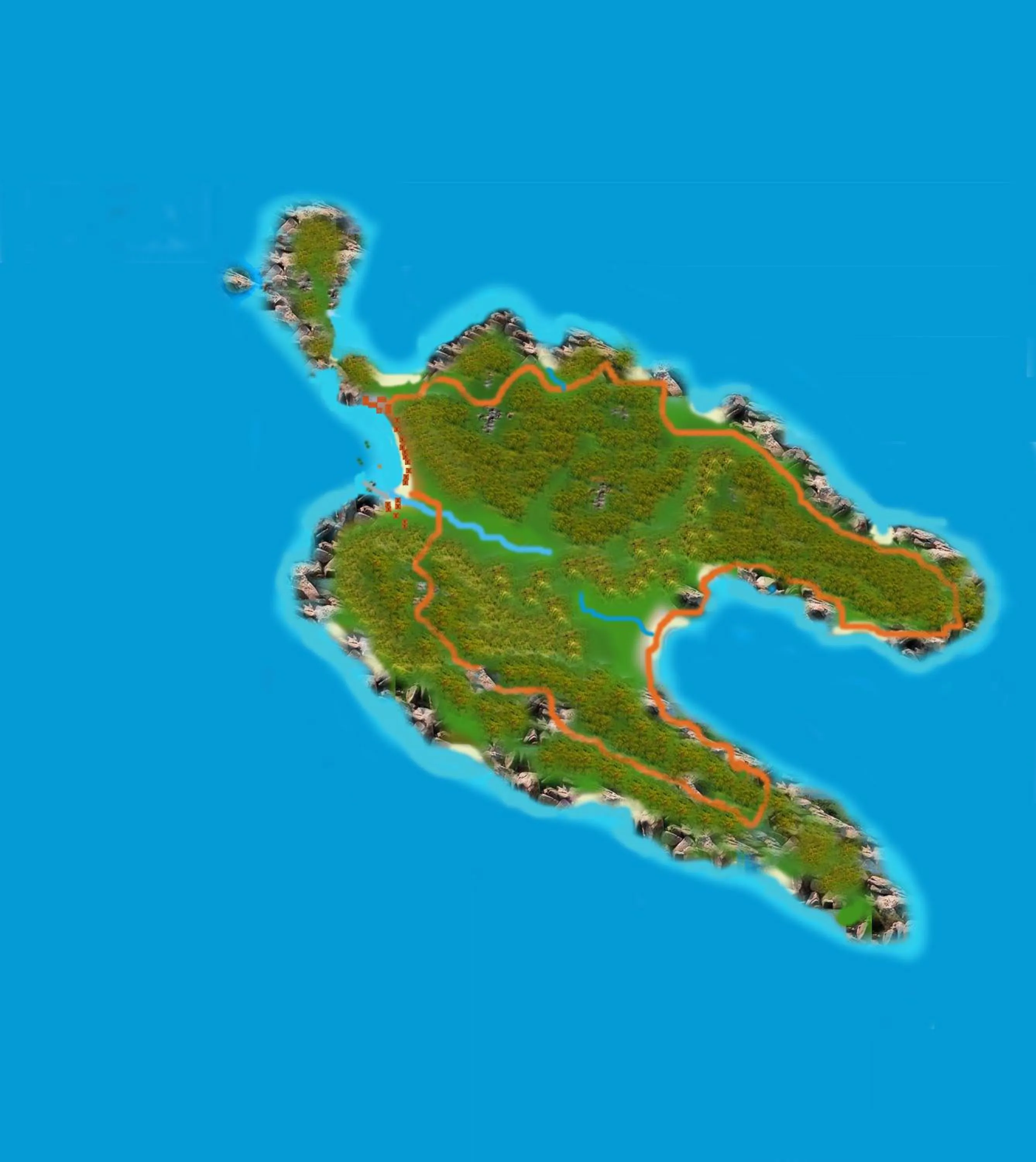 Landmark view in Whale Island Resort