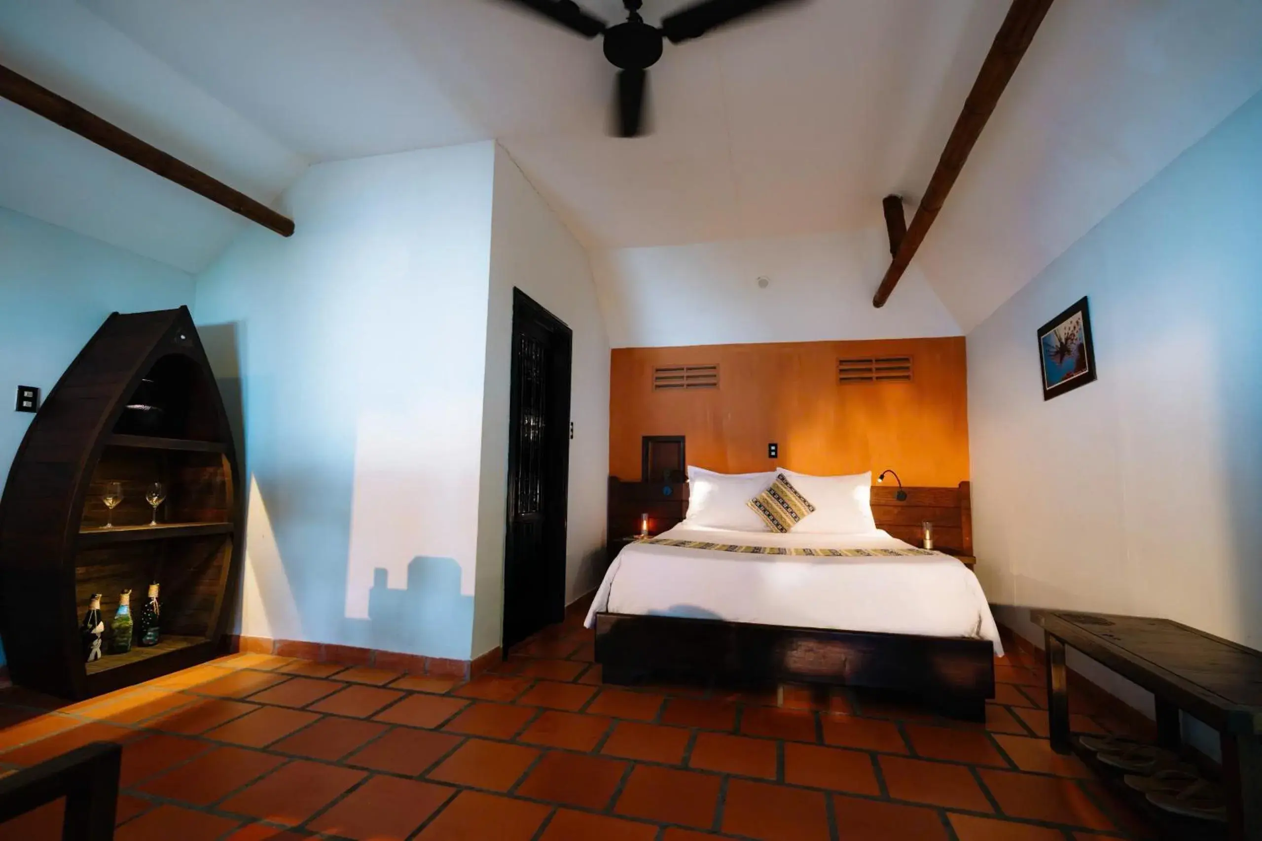 Bed in Whale Island Resort Bed in Whale Island Resort