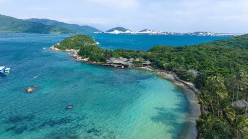 Bird's eye view in Whale Island Resort