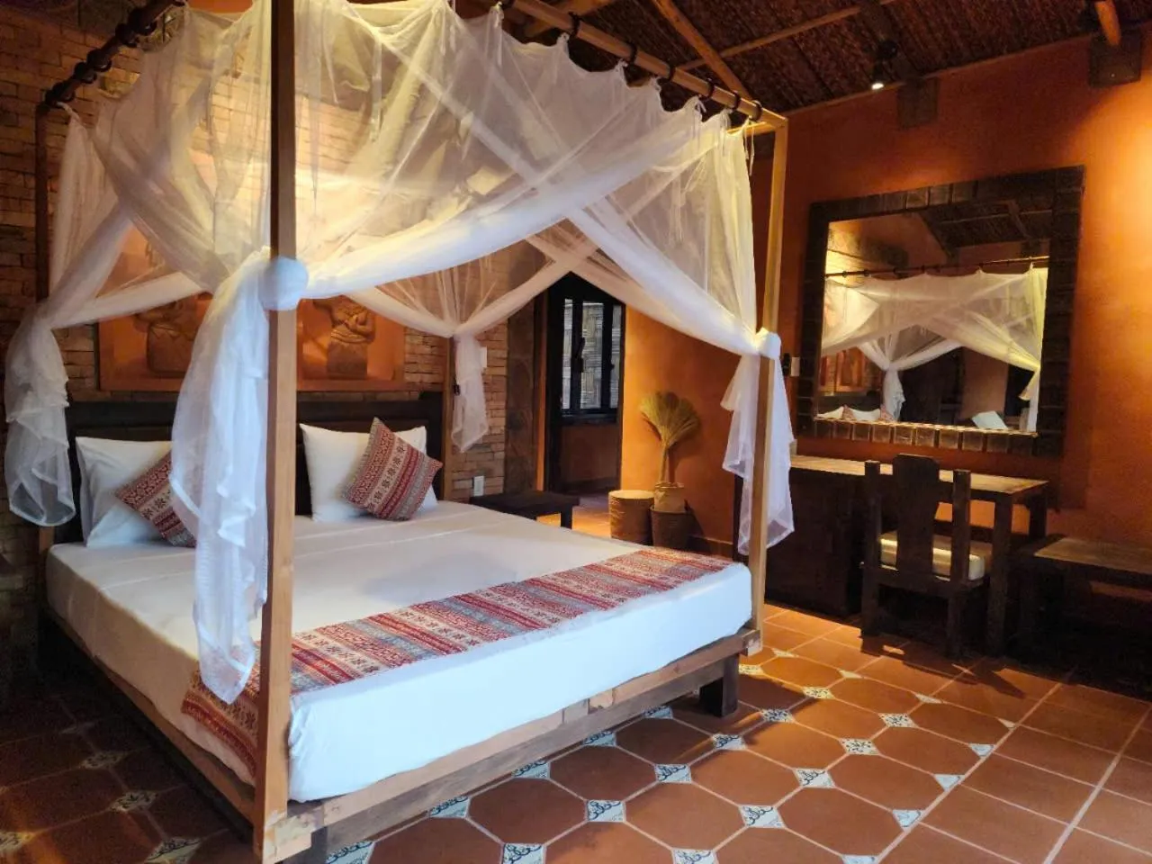 Bed in Whale Island Resort