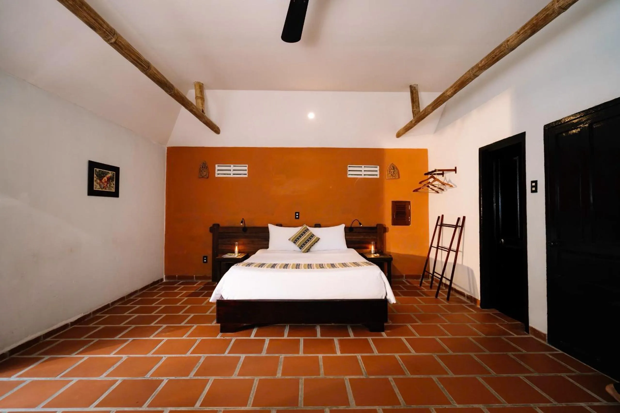 Bed in Whale Island Resort