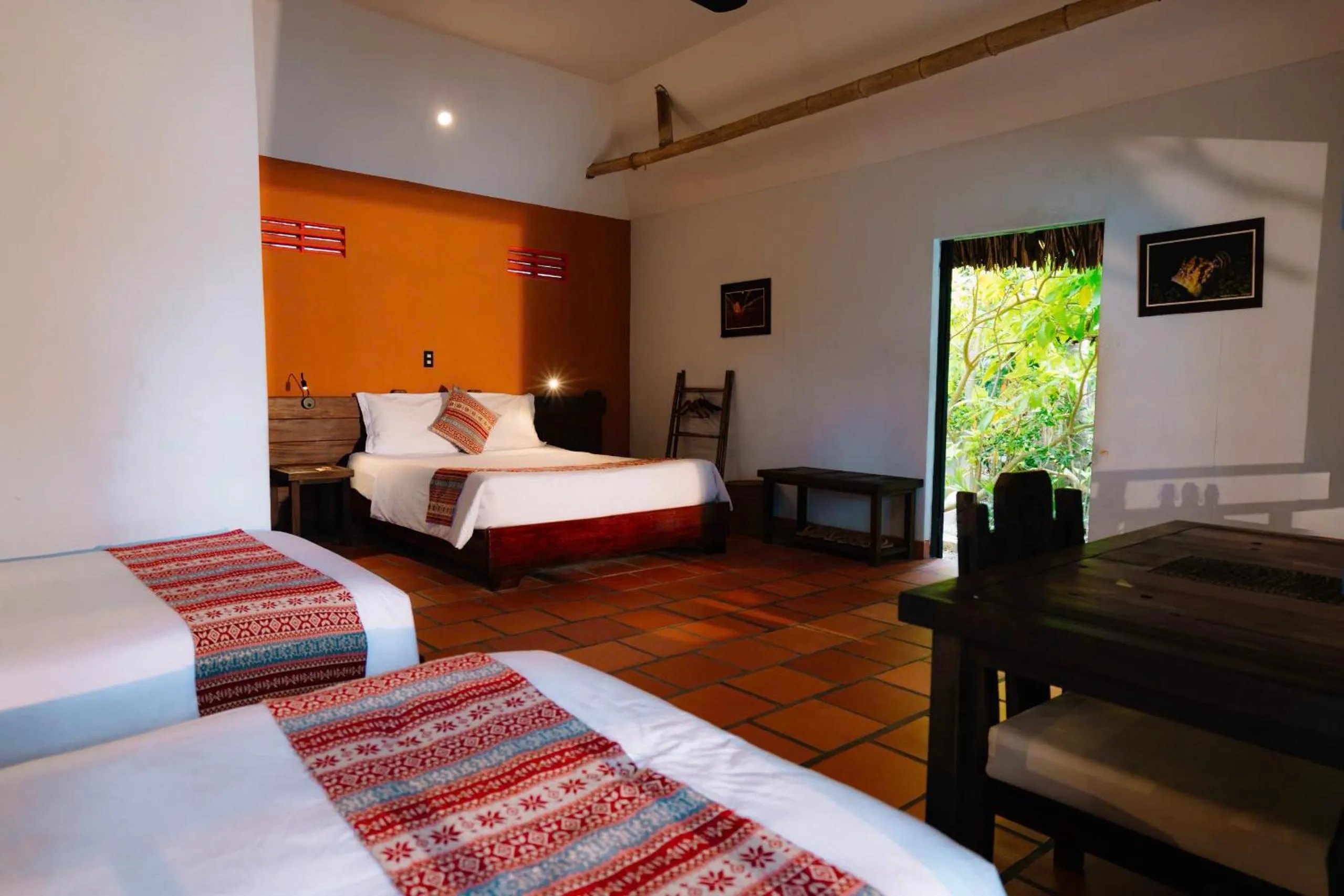 Bed in Whale Island Resort