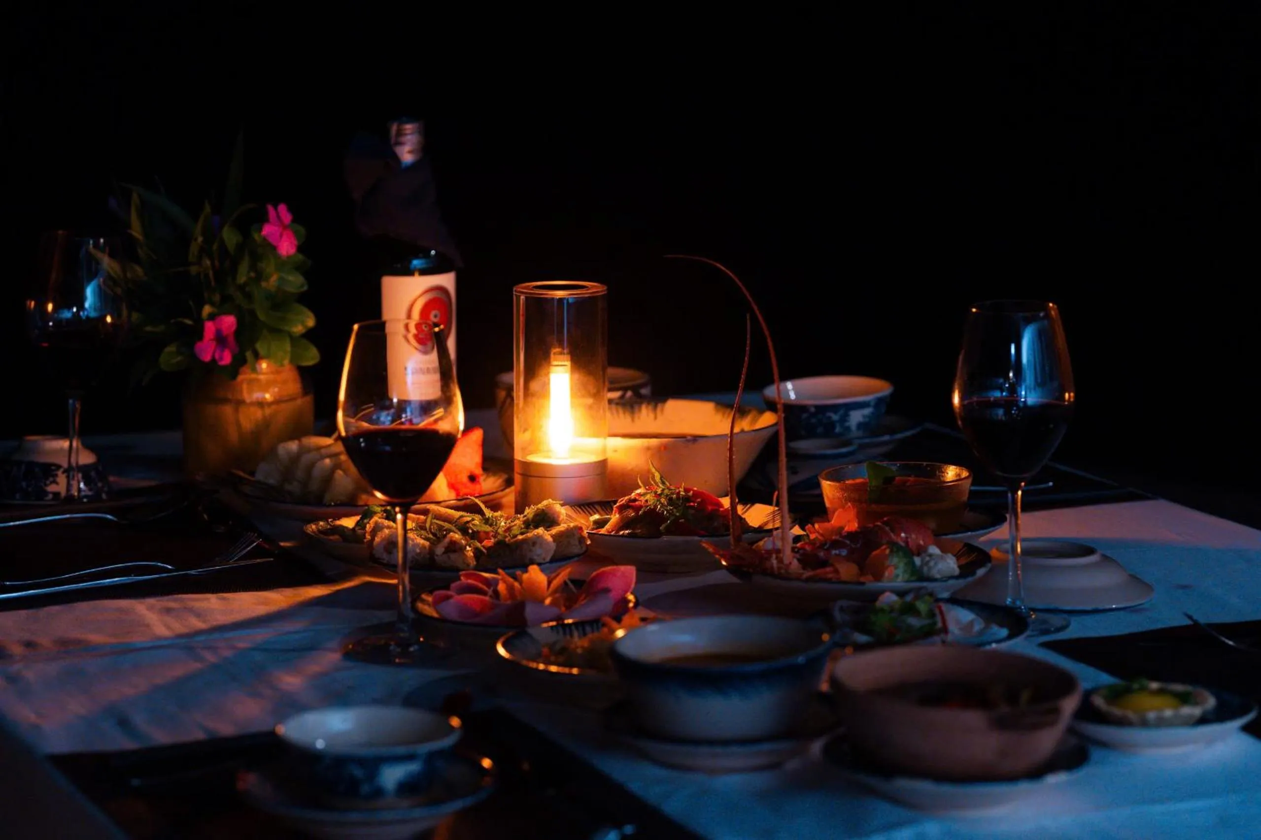 Dinner in Whale Island Resort