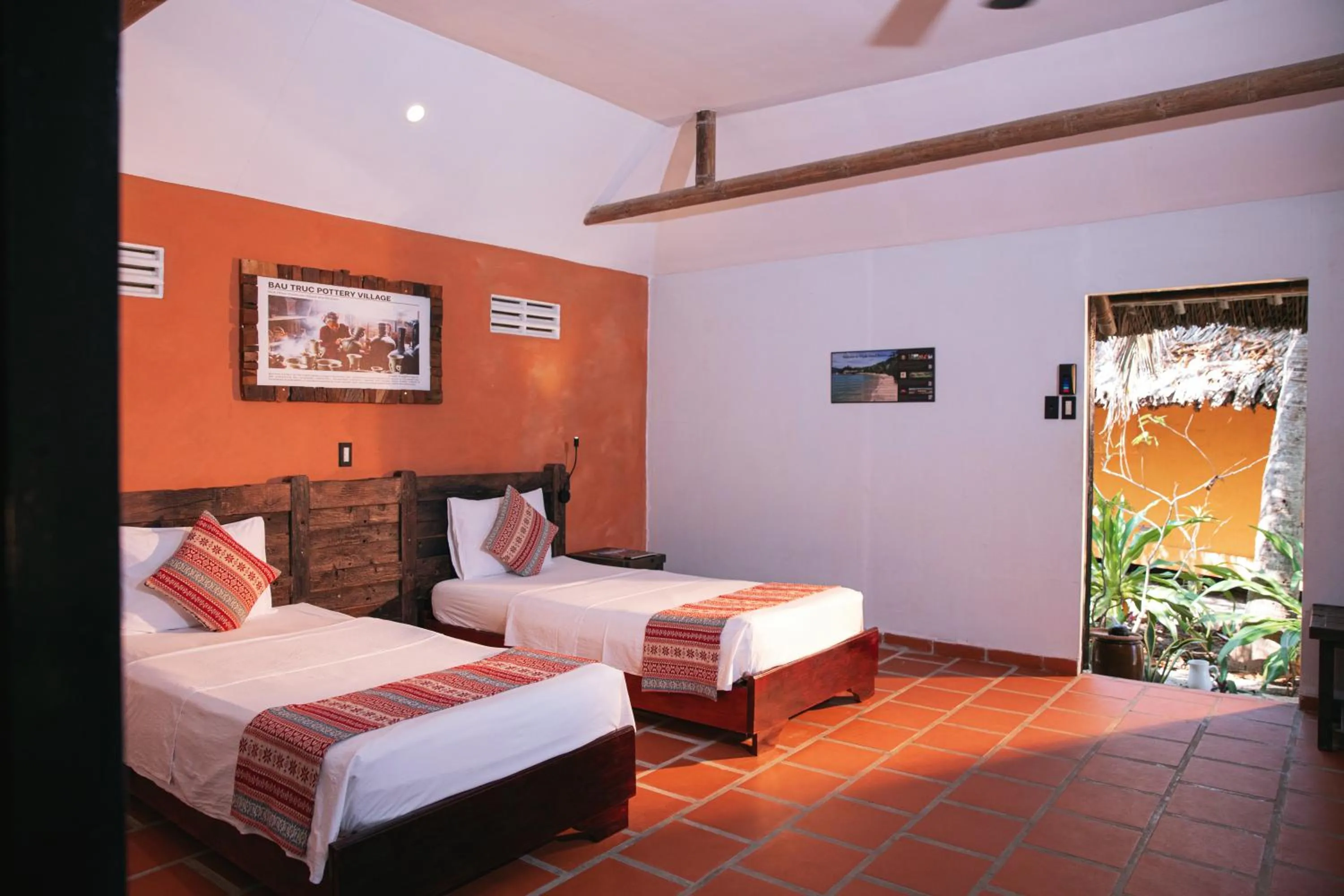 Bed in Whale Island Resort