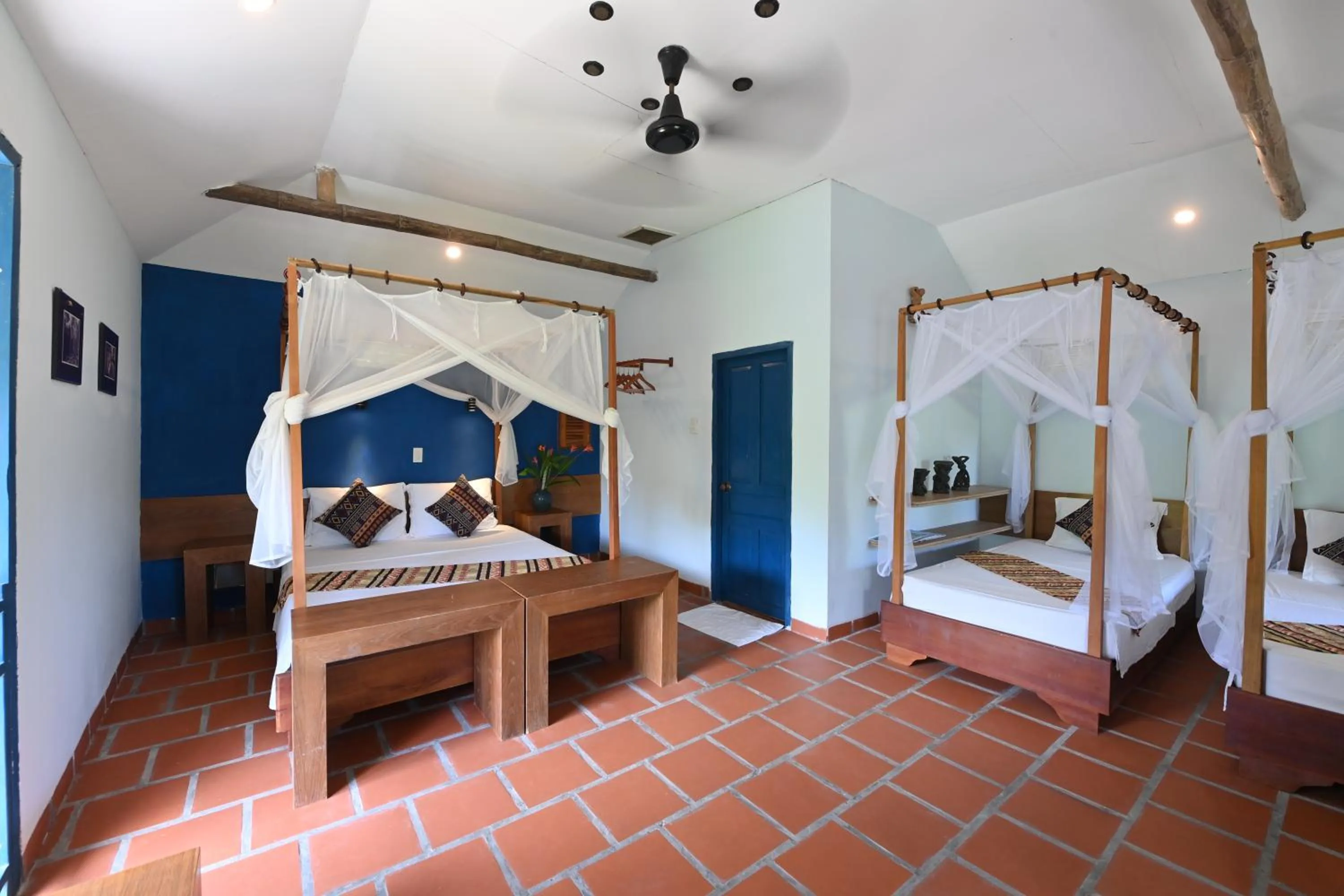 Bed in Whale Island Resort