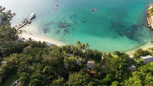 Bird's eye view in Whale Island Resort