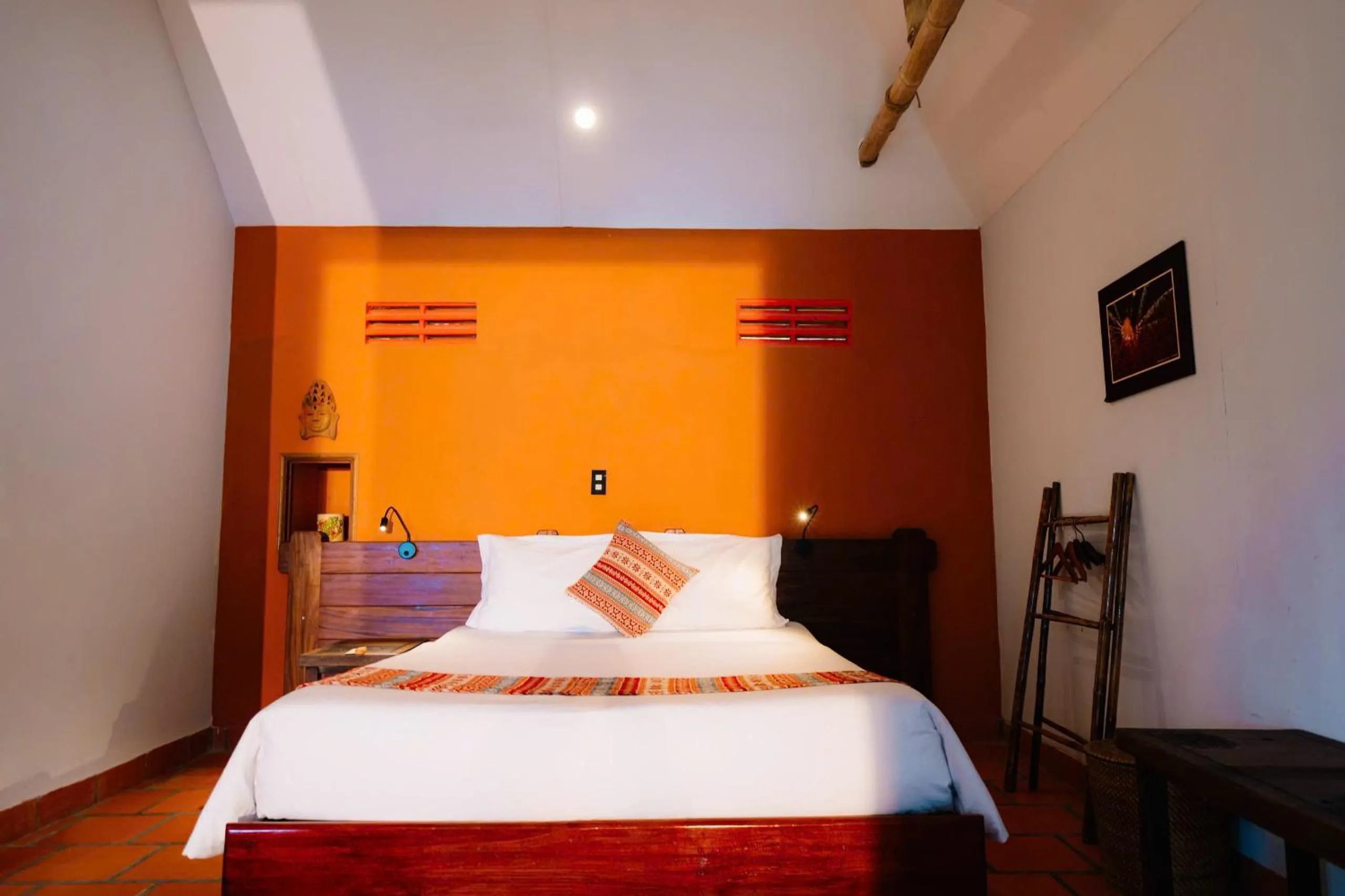 Bed in Whale Island Resort