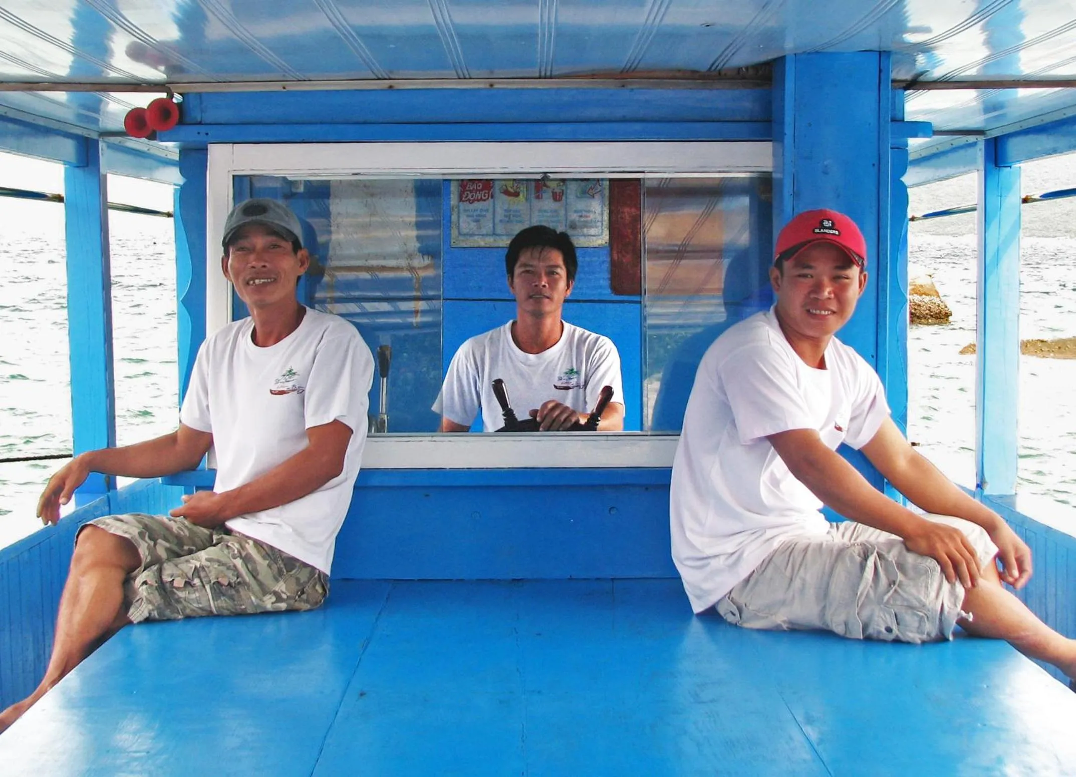 Staff in Whale Island Resort
