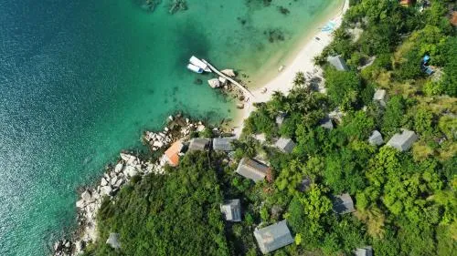 Bird's eye view in Whale Island Resort