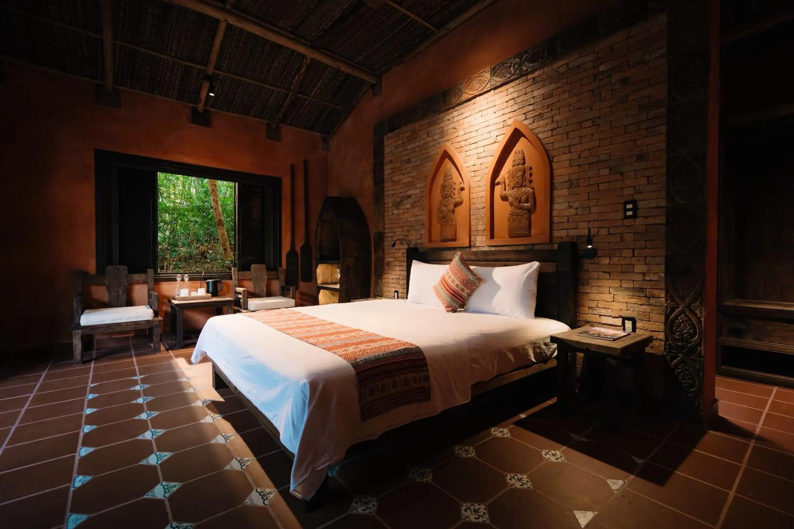 Bed in Whale Island Resort