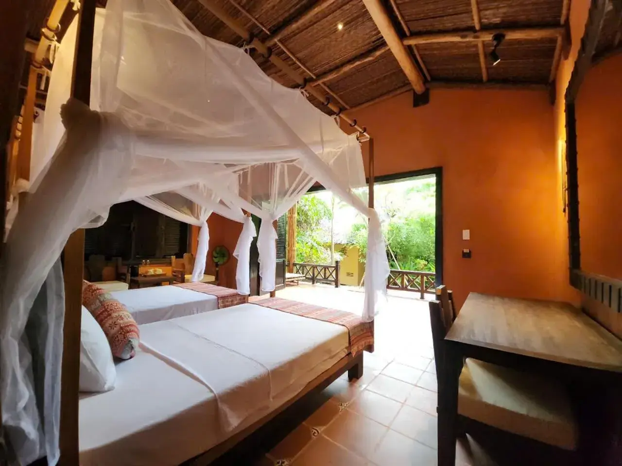 View (from property/room), Bed in Whale Island Resort View (from property/room), Bed in Whale Island Resort