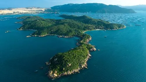 Bird's eye view in Whale Island Resort