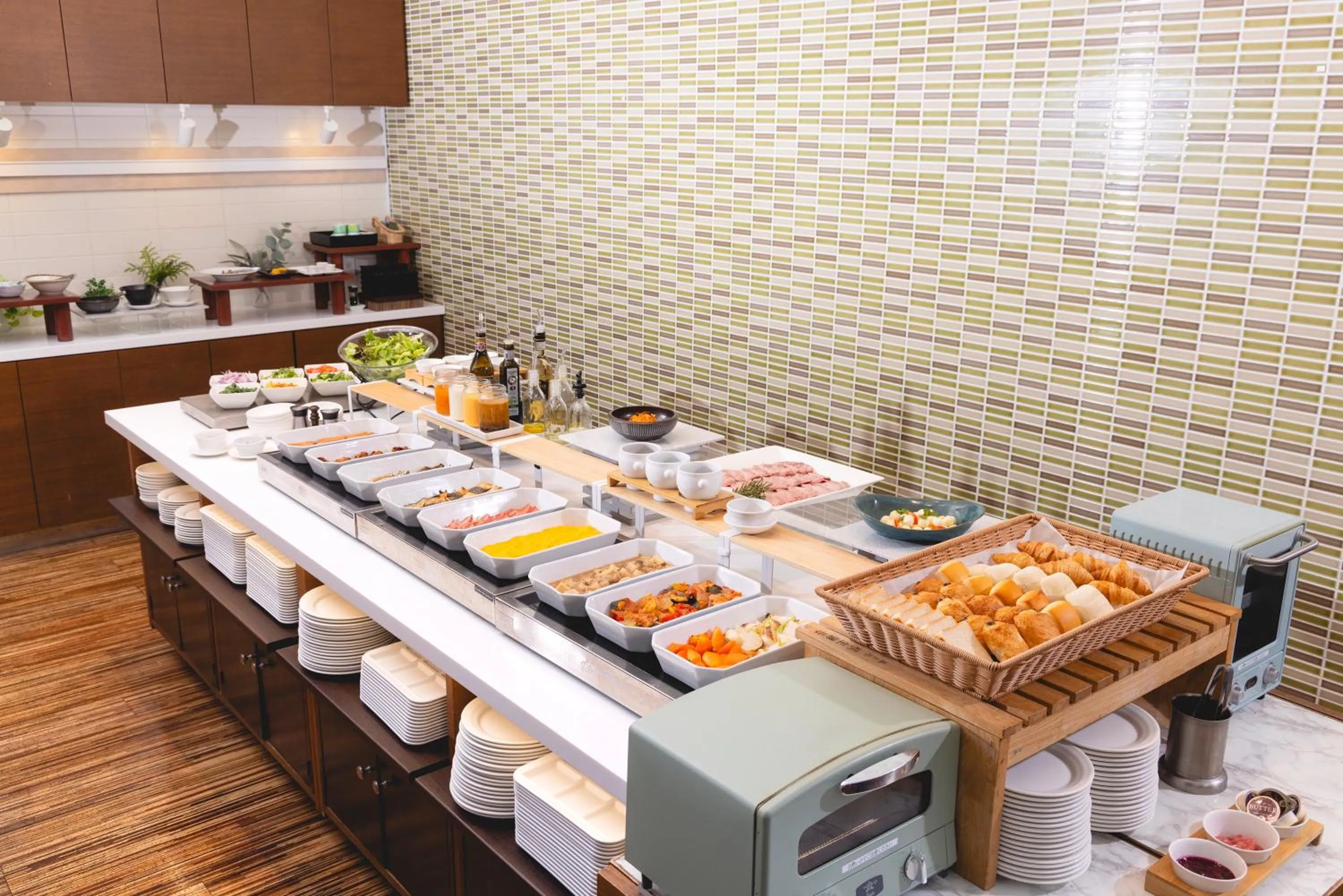 Buffet breakfast in Akihabara Washington Hotel