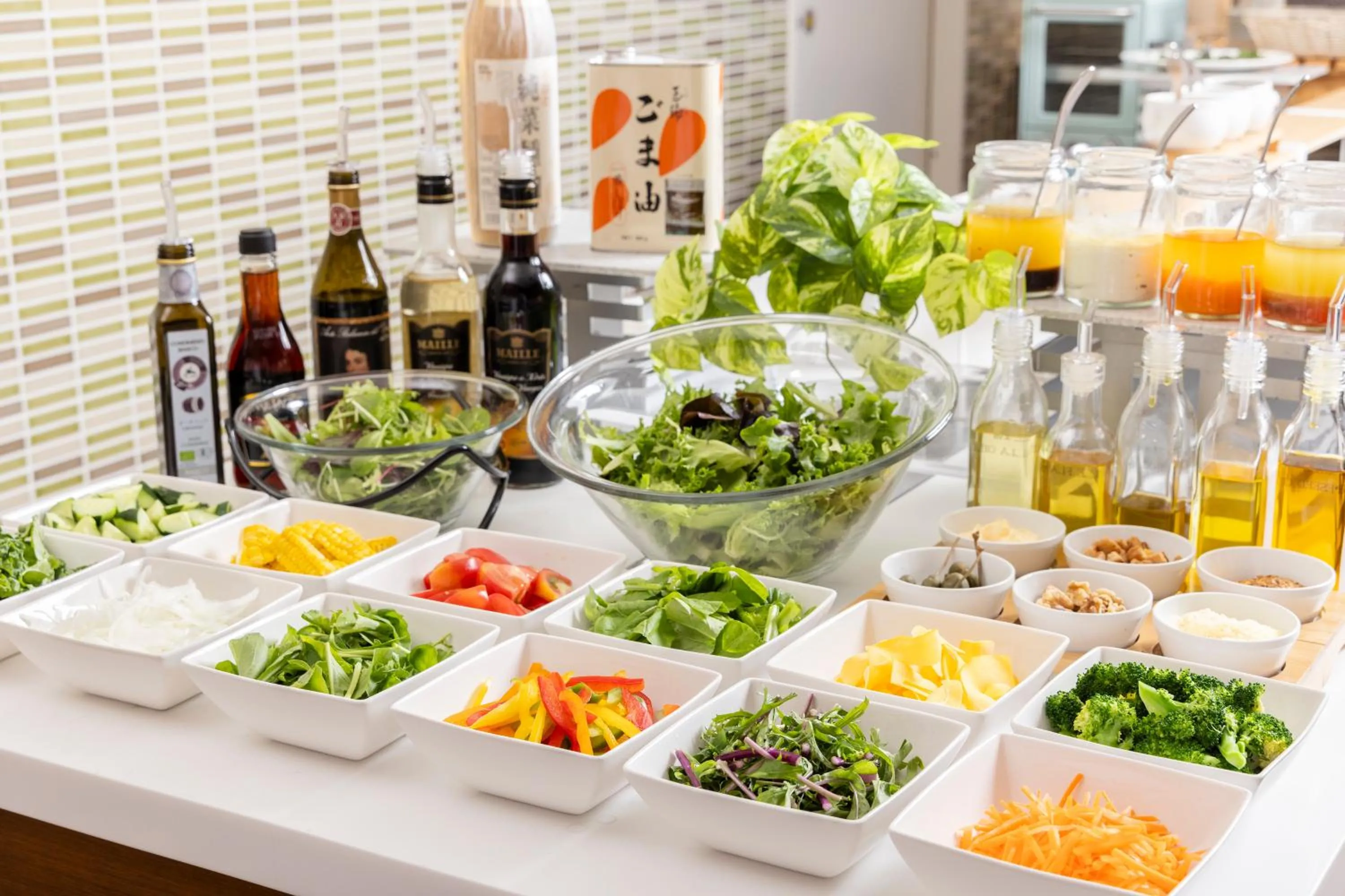 Buffet breakfast in Akihabara Washington Hotel