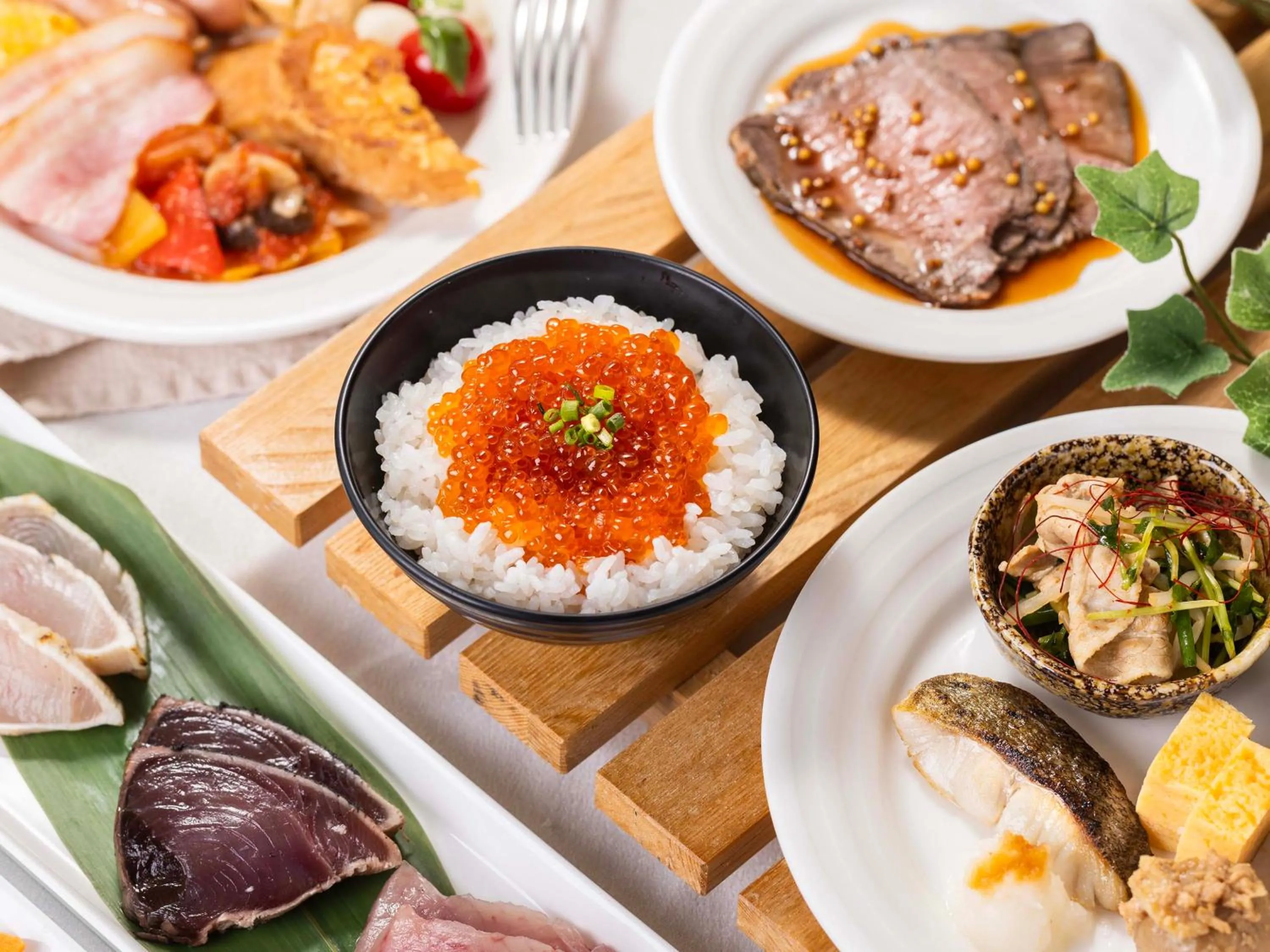 Buffet breakfast in Akihabara Washington Hotel