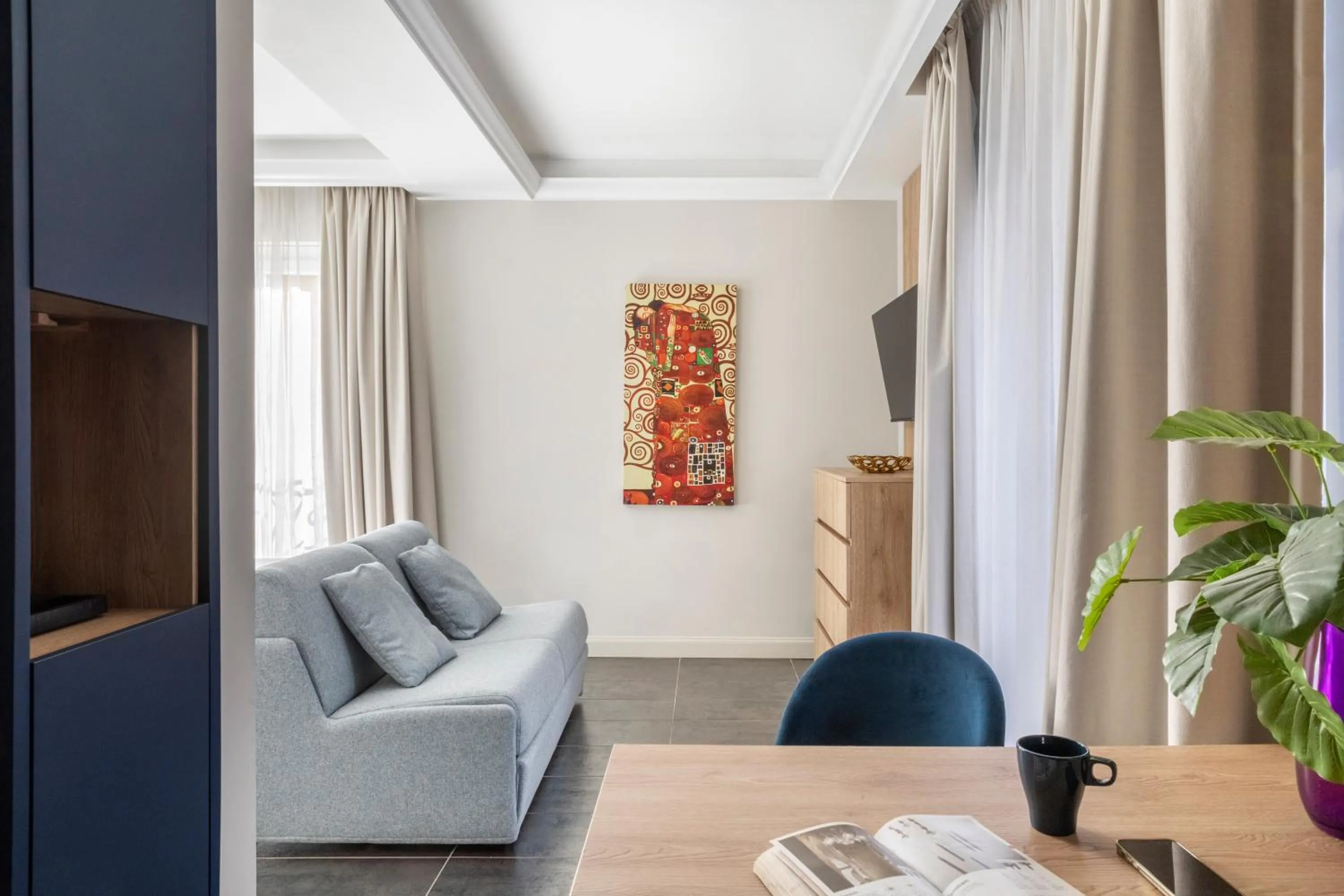 Seating area in Patrizia Romana Palace