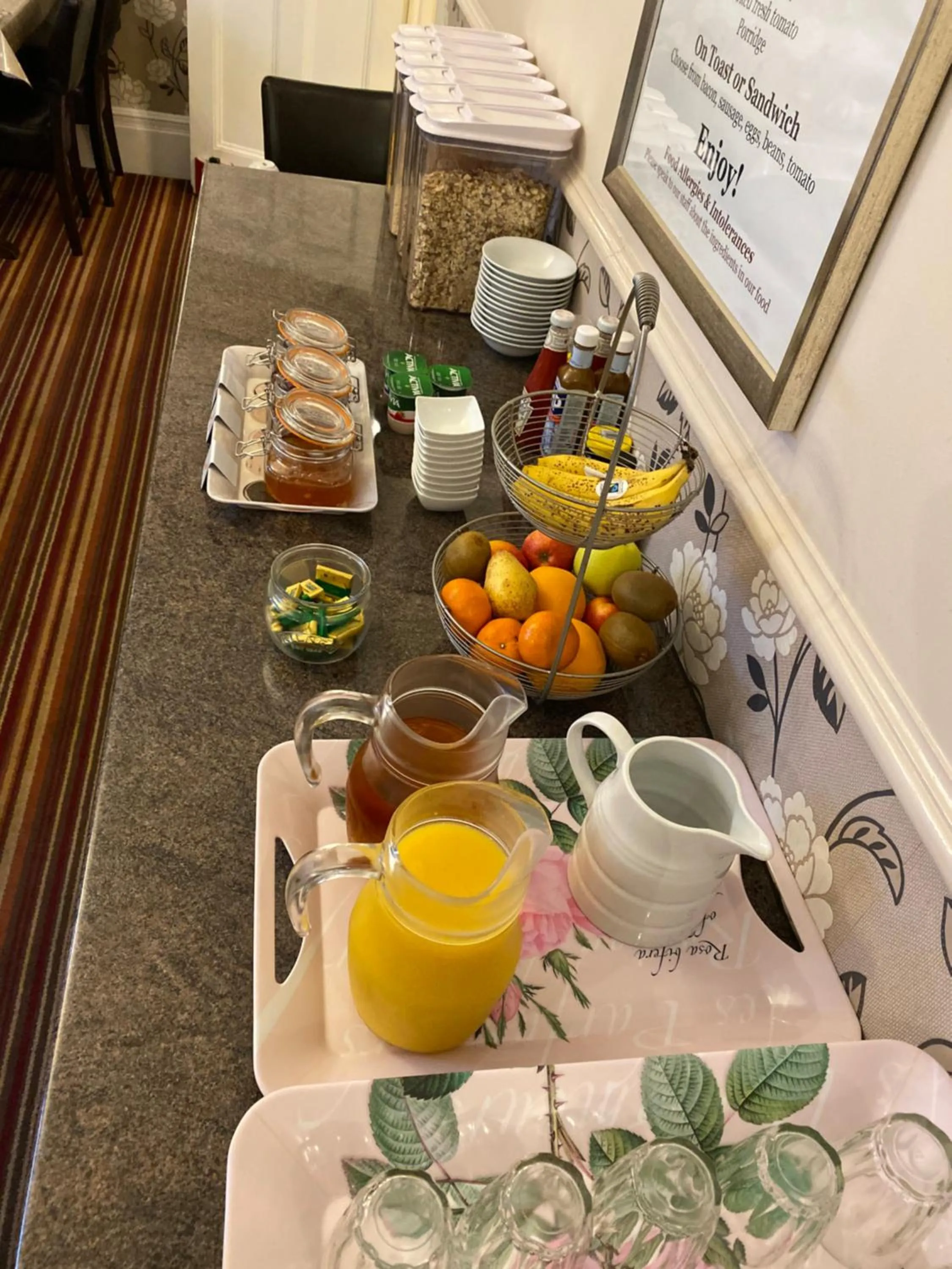 Breakfast in Fairlawns Guest House