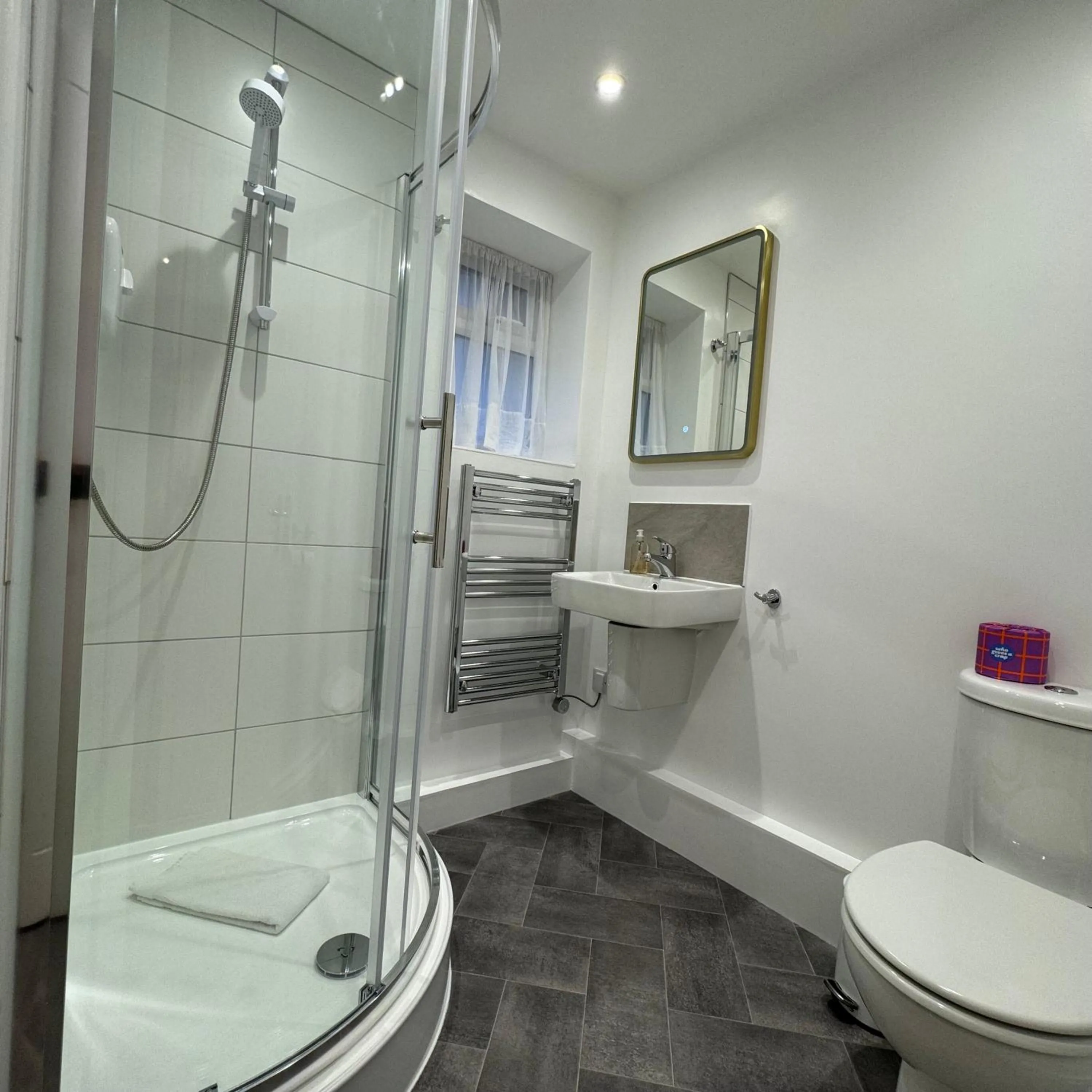 Shower in Fairlawns Guest House