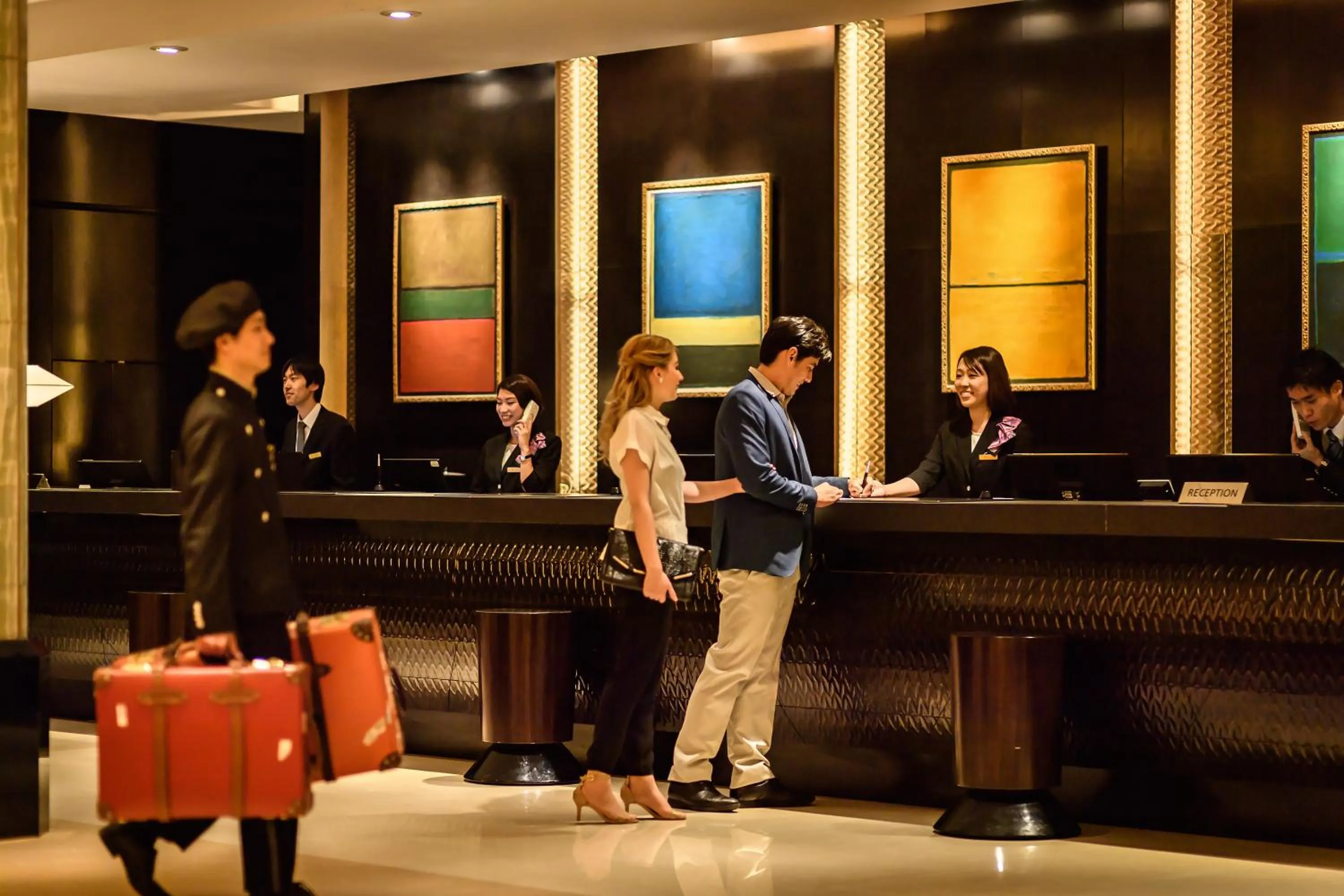 Lobby or reception in Sapporo Grand Hotel