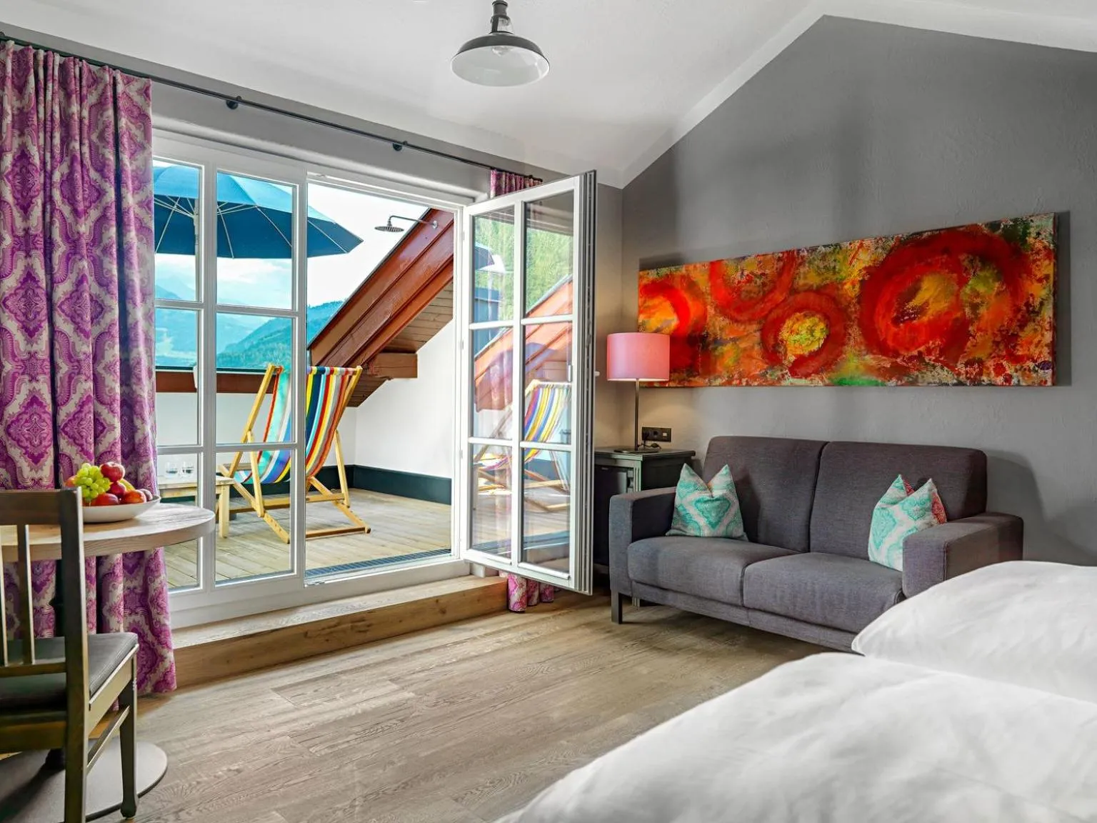 Bed in Landgasthof Hotel Linde