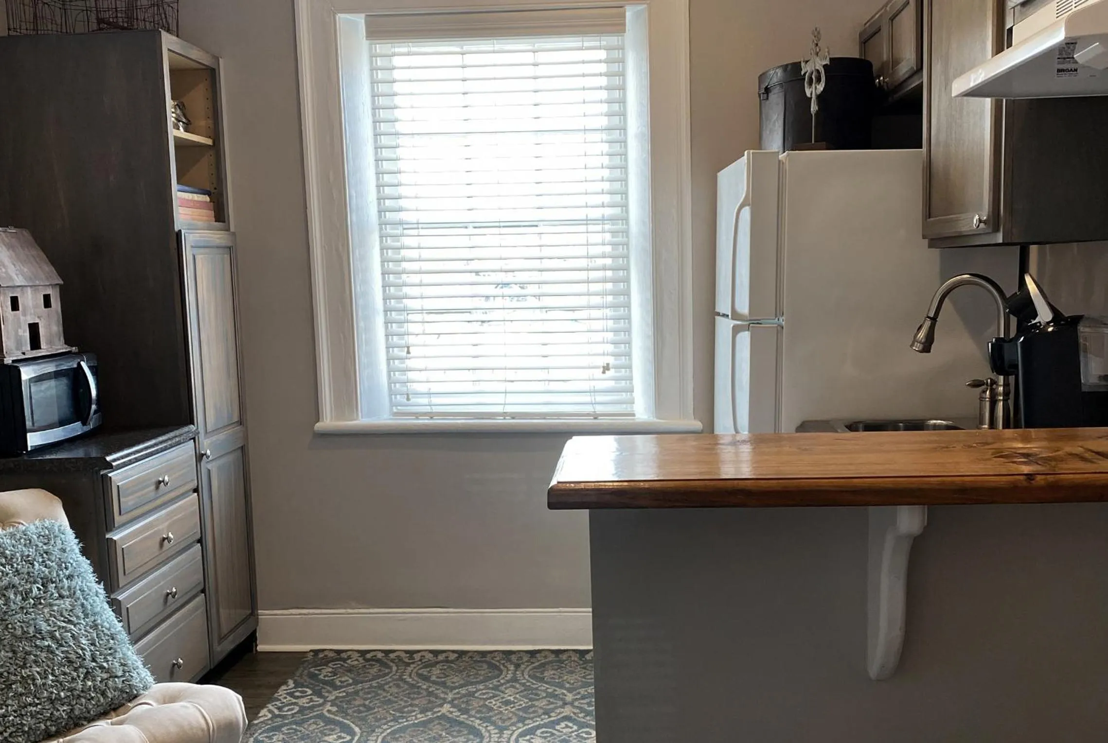 Kitchen or kitchenette in Hotel Laurance