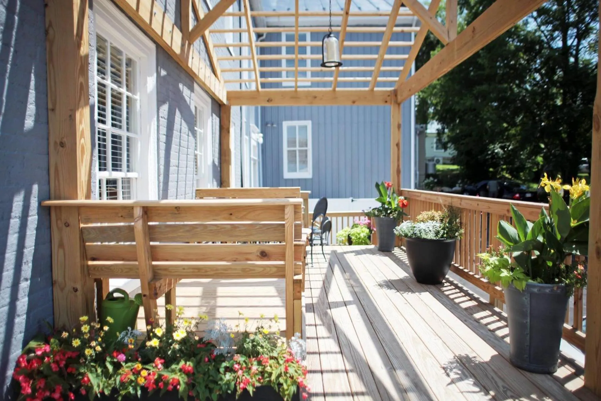 Patio in Hotel Laurance