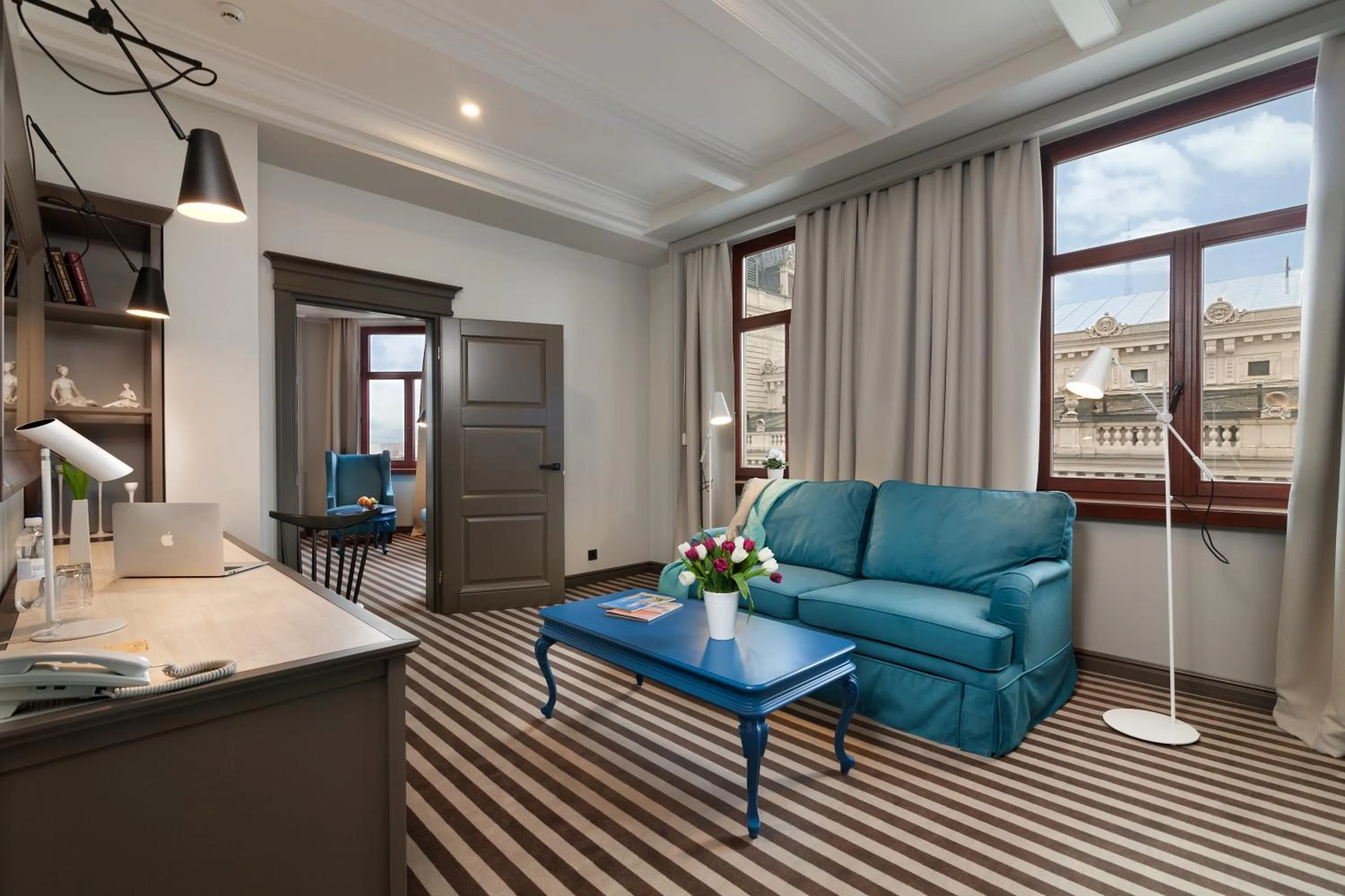 Living room in PANORAMA Lviv Hotel