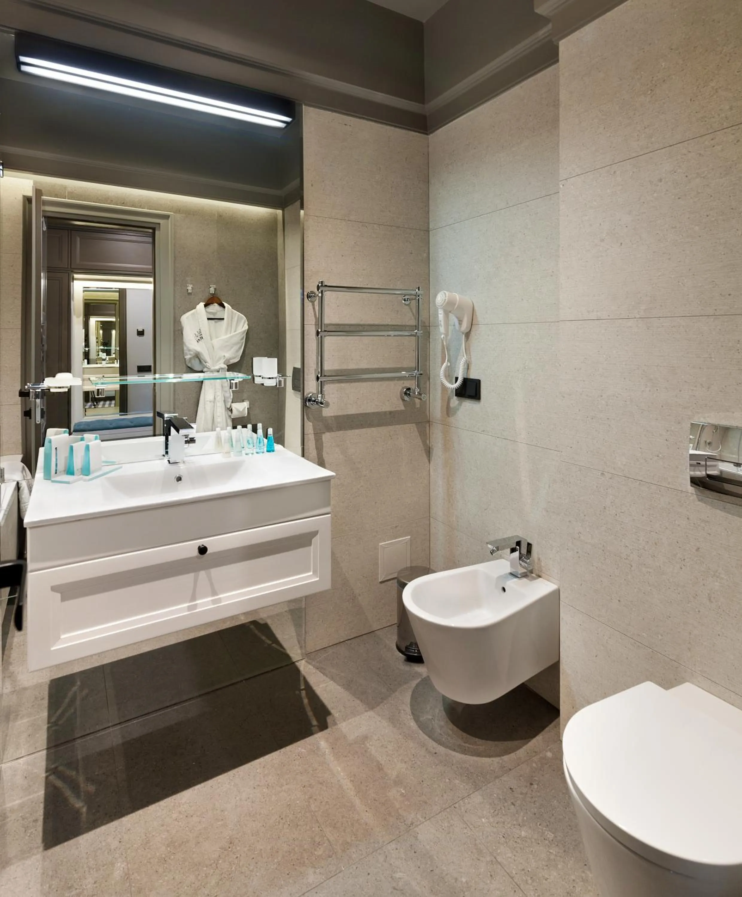 Bathroom in PANORAMA Lviv Hotel