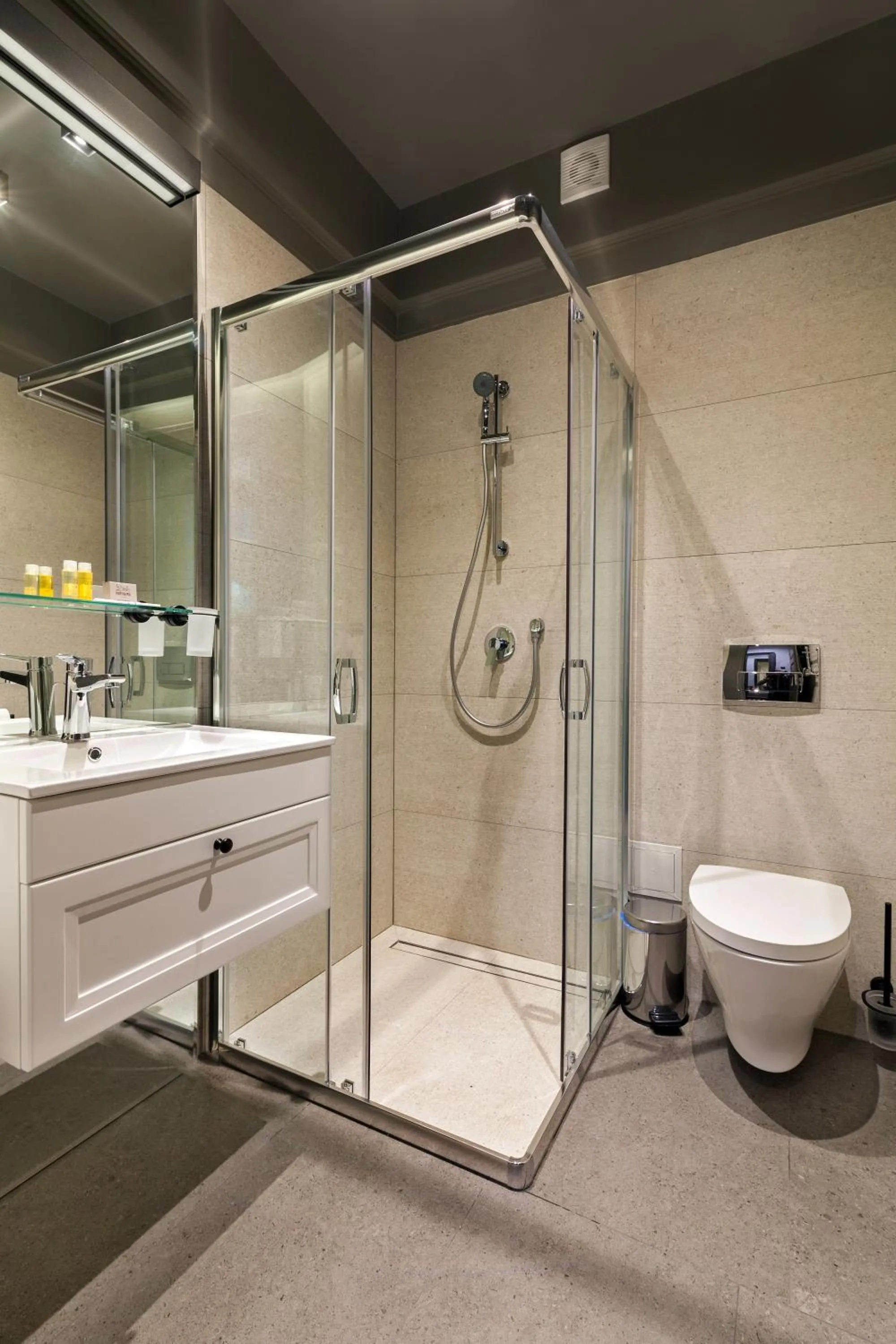 Shower in PANORAMA Lviv Hotel