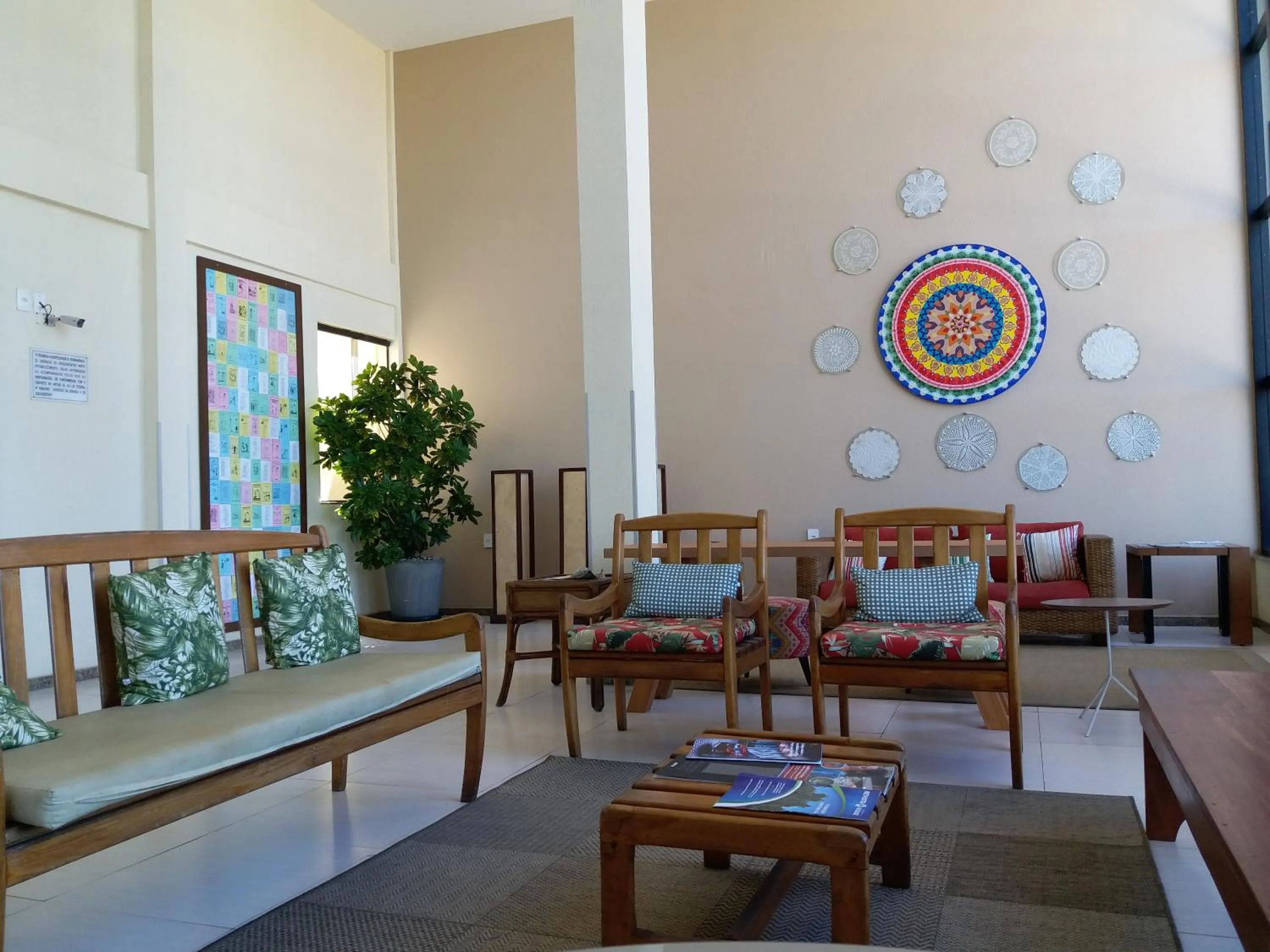 Lobby or reception in Via Mar Praia Hotel