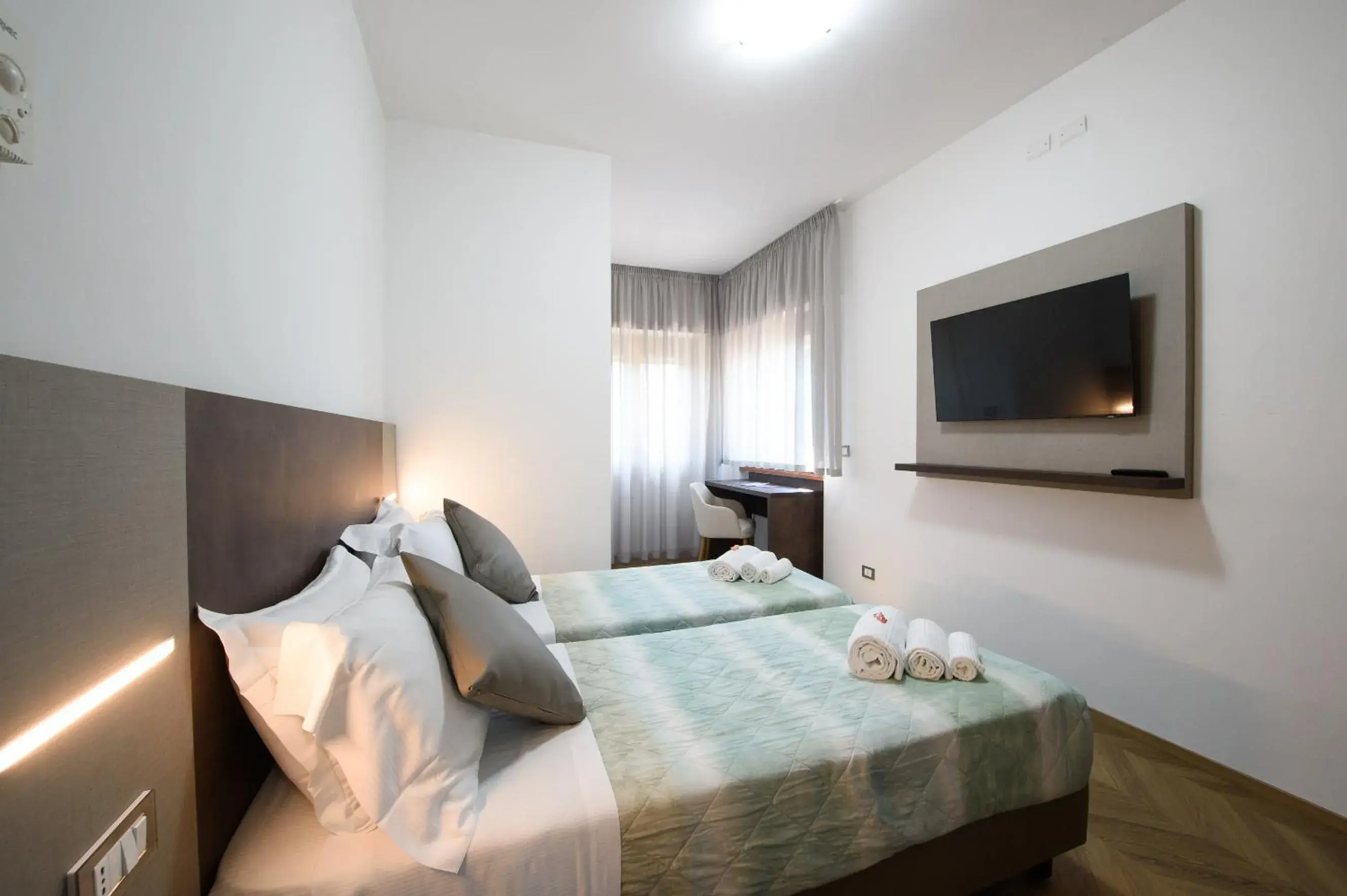 Bed in Hotel Casa Tra Noi Bed in Hotel Casa Tra Noi