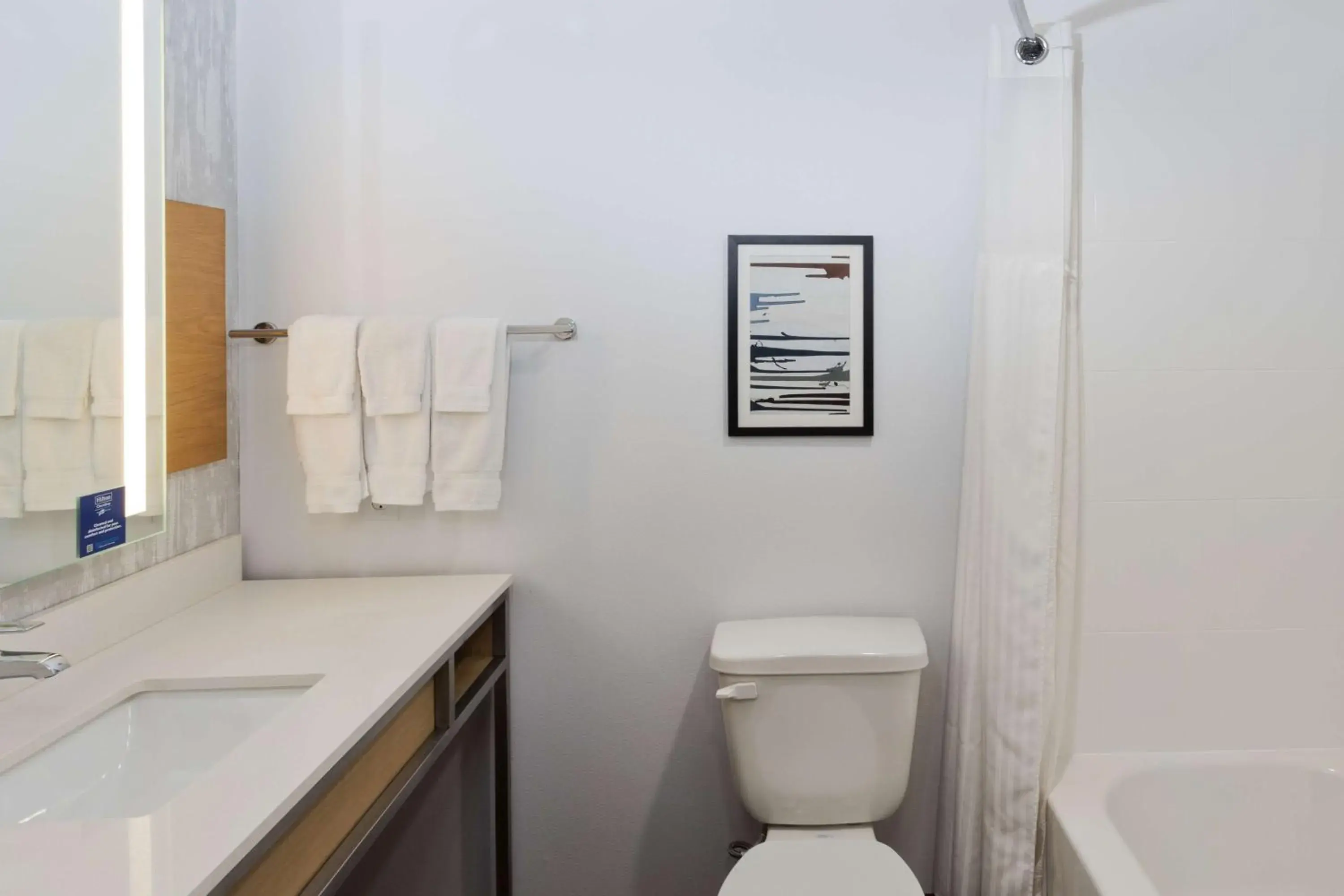 Bathroom in Hilton Garden Inn Birmingham SE/Liberty Park Bathroom in Hilton Garden Inn Birmingham SE/Liberty Park