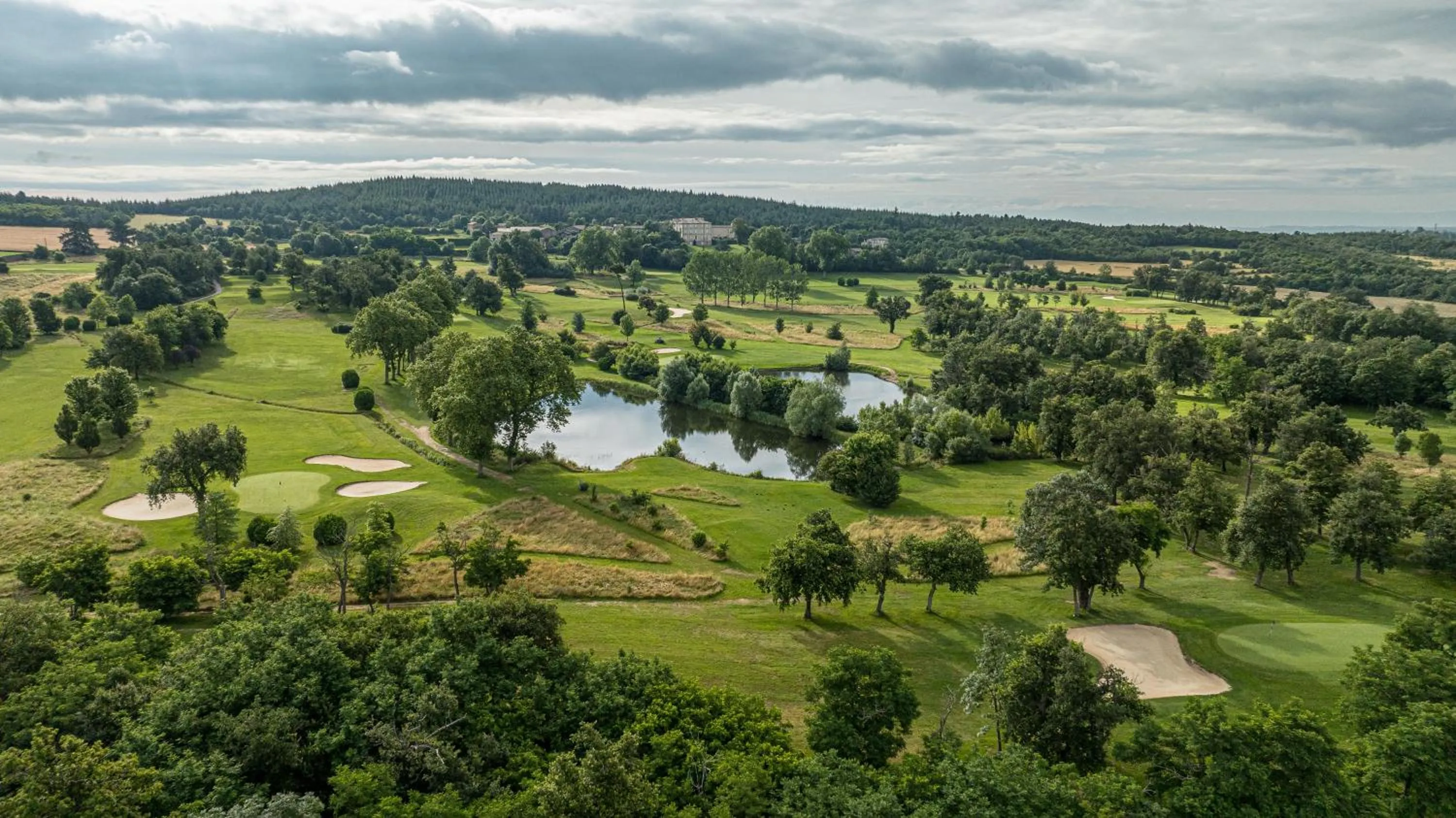 Lake view in Domaine De Saint Clair