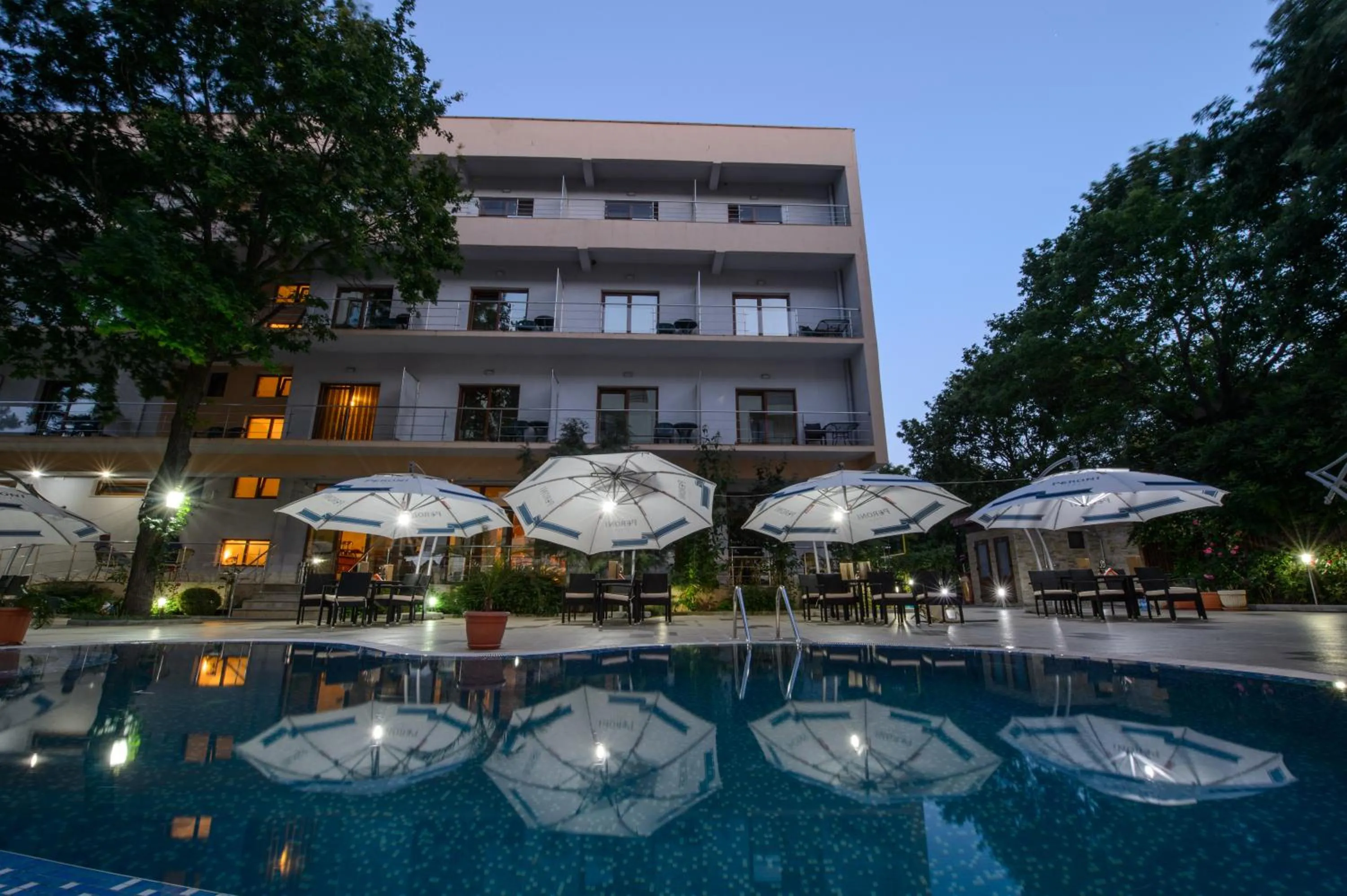 Garden in Holiday Olimp Hotel