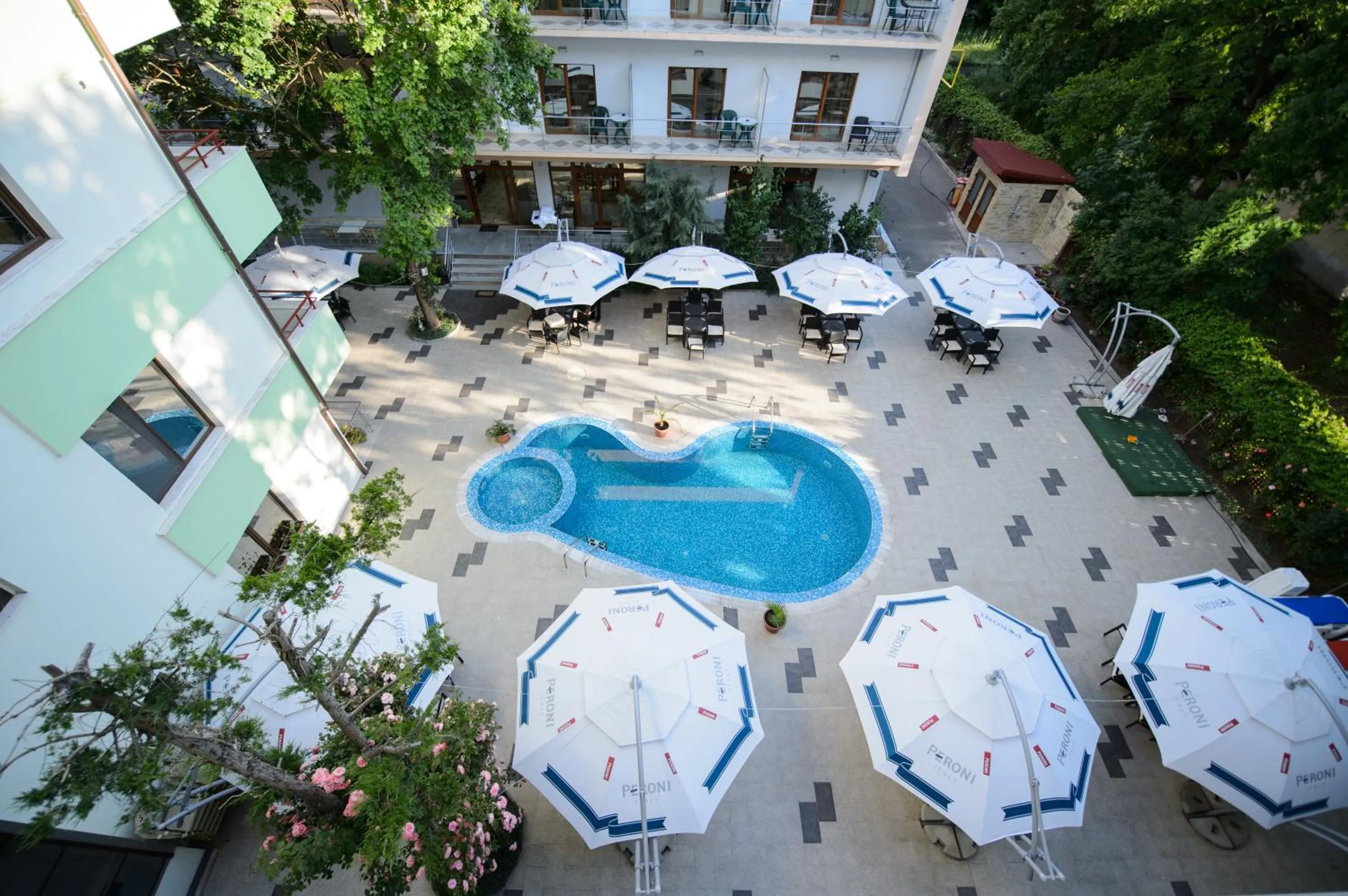 Bird's eye view in Holiday Olimp Hotel