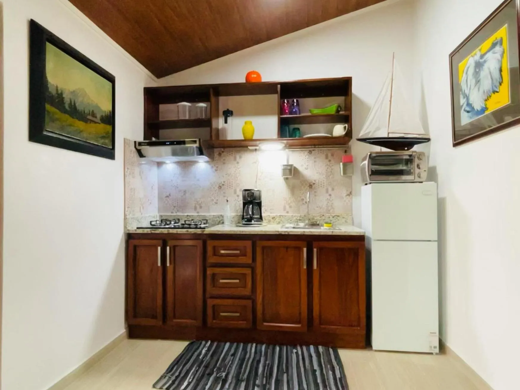 Kitchen or kitchenette in Casa Donna Rosa B&B
