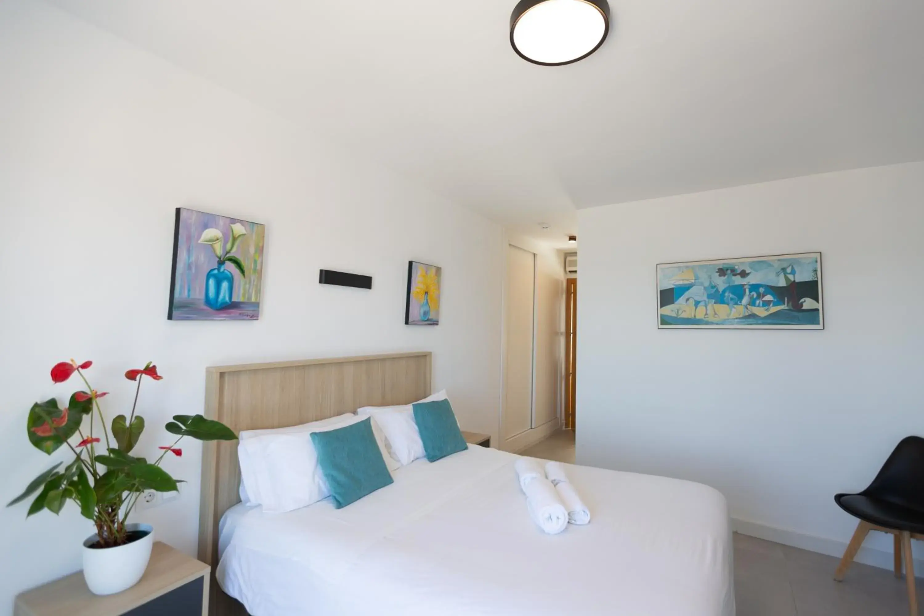 Bedroom, Bed in Hotel Mediterráneo by Croma Bedroom, Bed in Hotel Mediterráneo by Croma