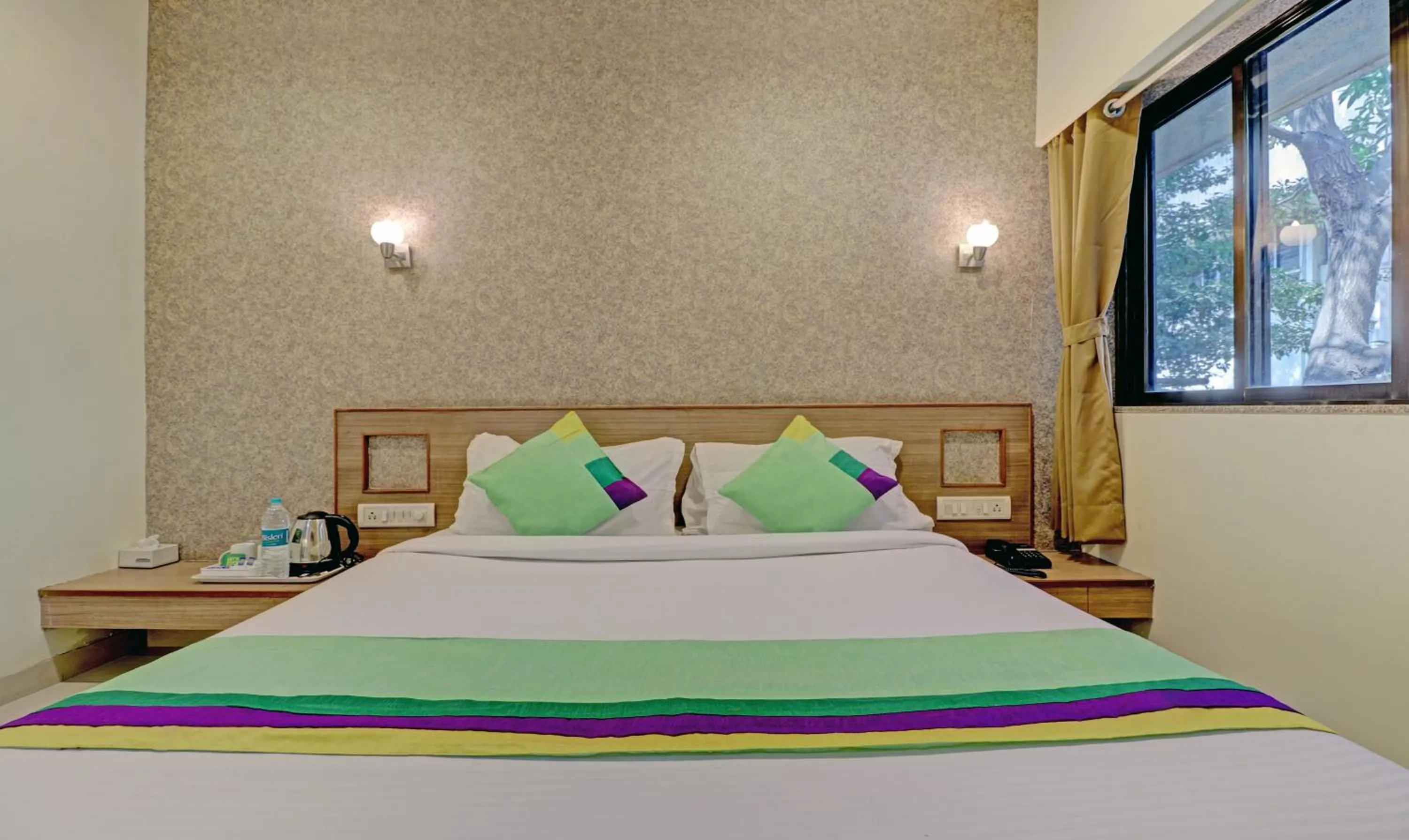 Bedroom, Bed in Treebo Vikrant Residency