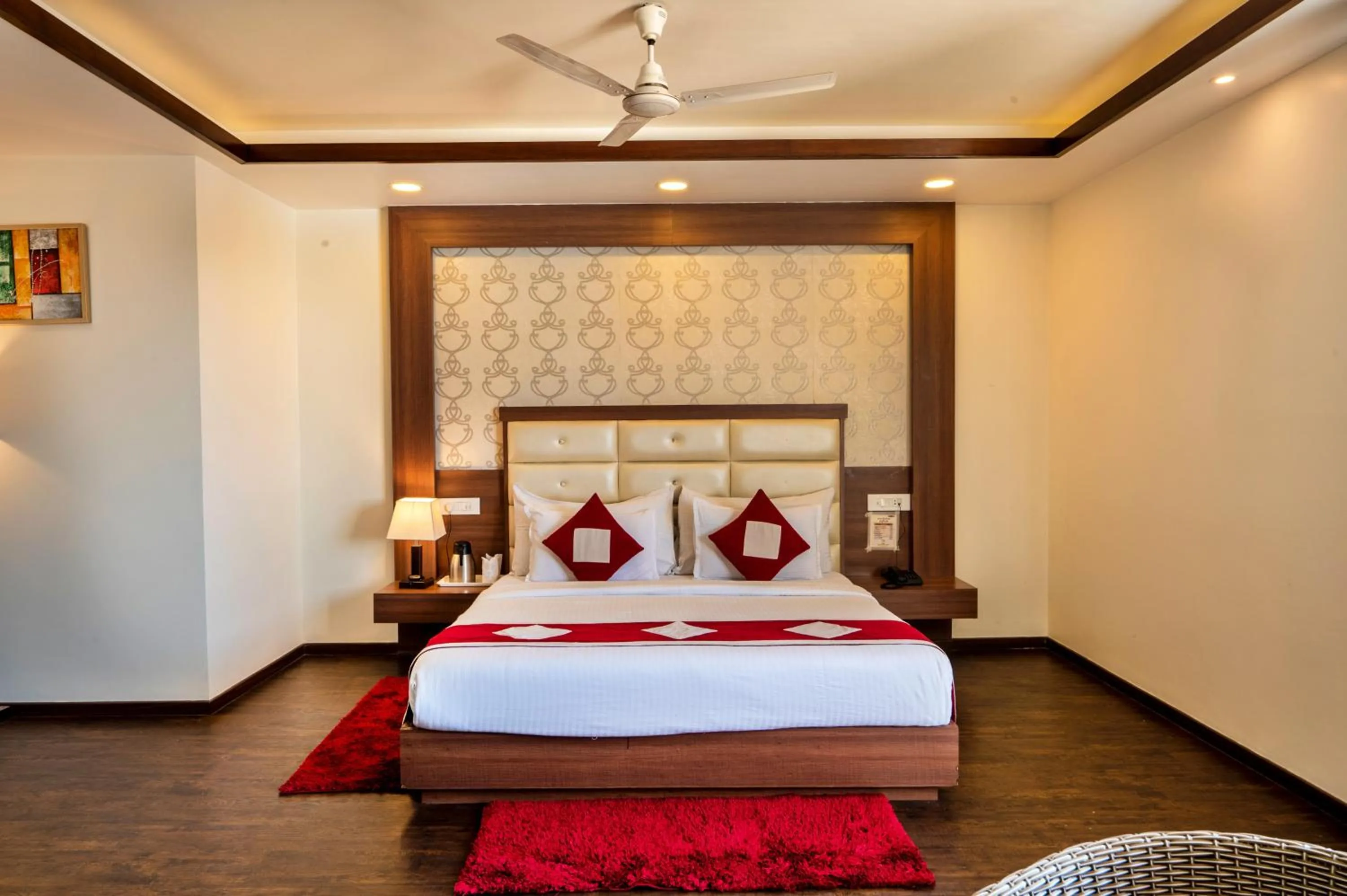 Bed in Hotel The Royal Krishna