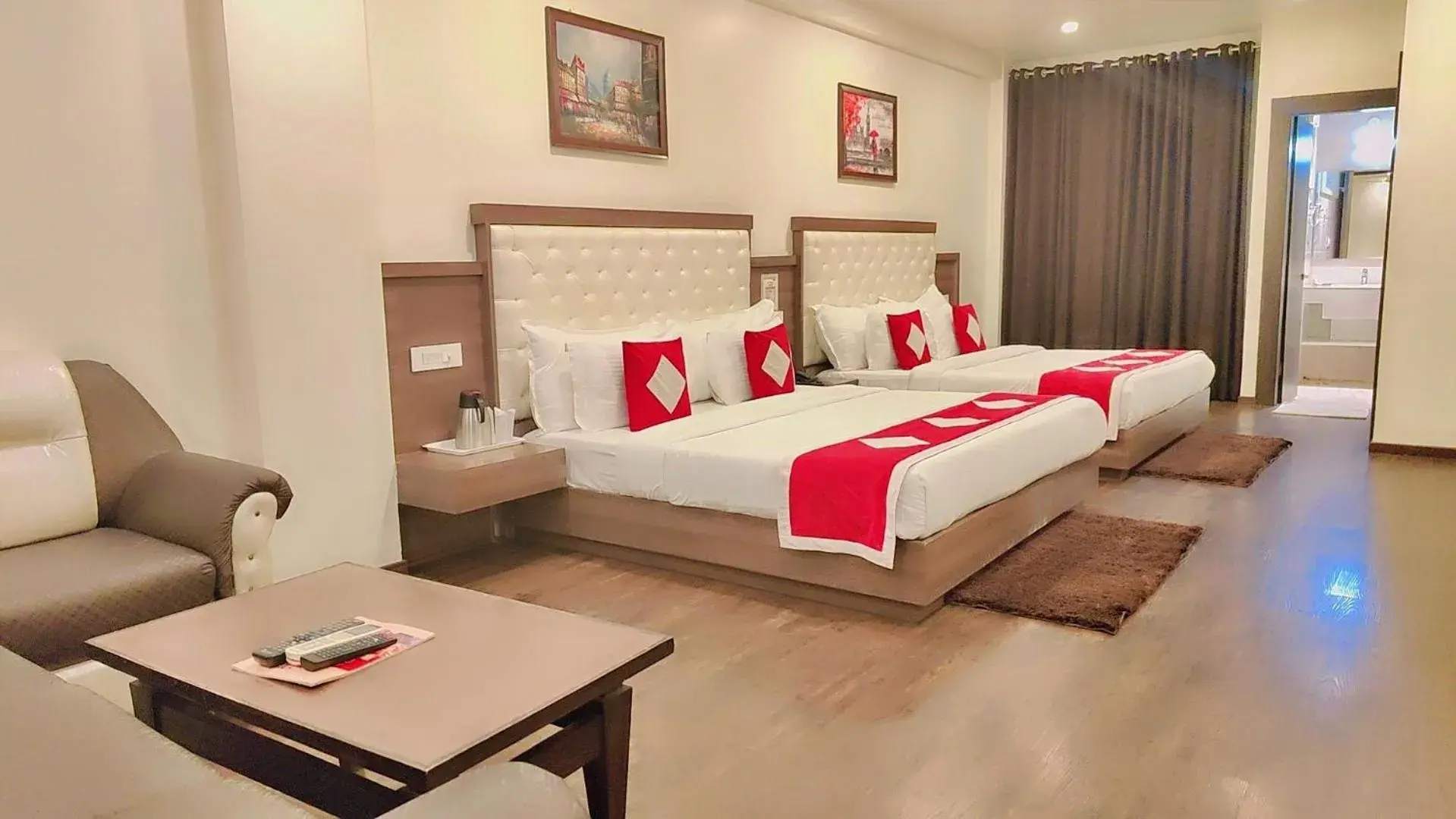 Bed in Hotel The Royal Krishna Bed in Hotel The Royal Krishna