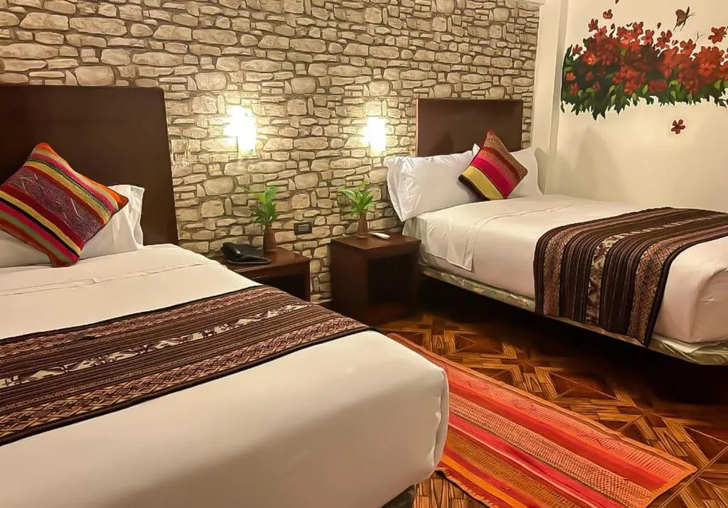 Bed in Hotel Machupicchu Adventure