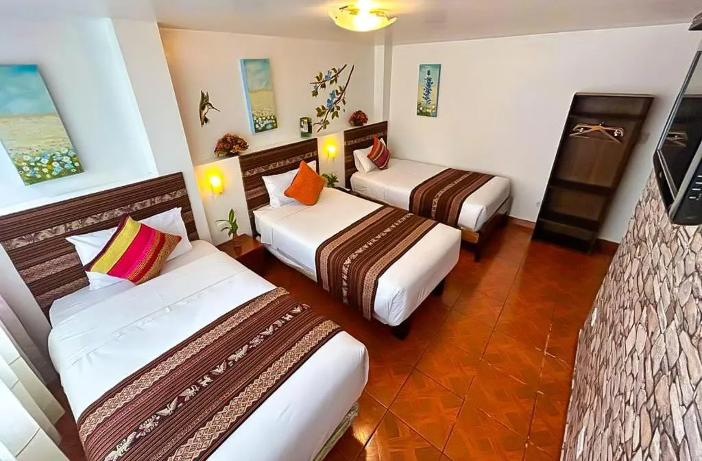 Bed in Hotel Machupicchu Adventure