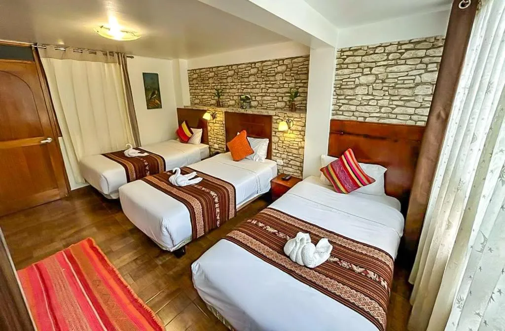 Bed in Hotel Machupicchu Adventure