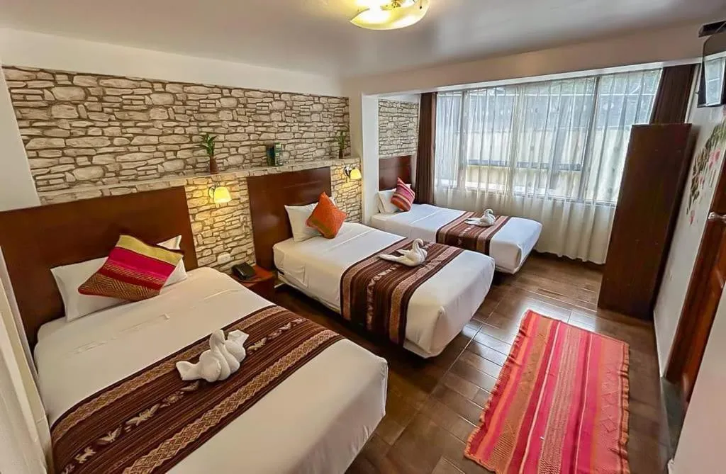 Bed in Hotel Machupicchu Adventure