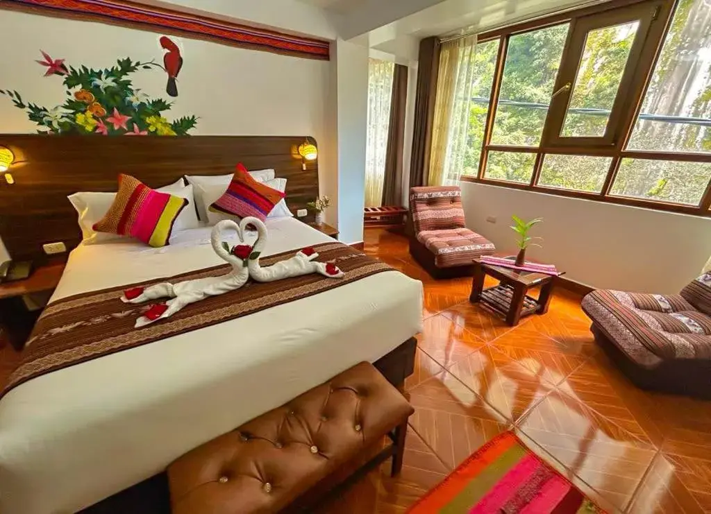 Double Room with Mountain View in Hotel Machupicchu Adventure Double Room with Mountain View in Hotel Machupicchu Adventure