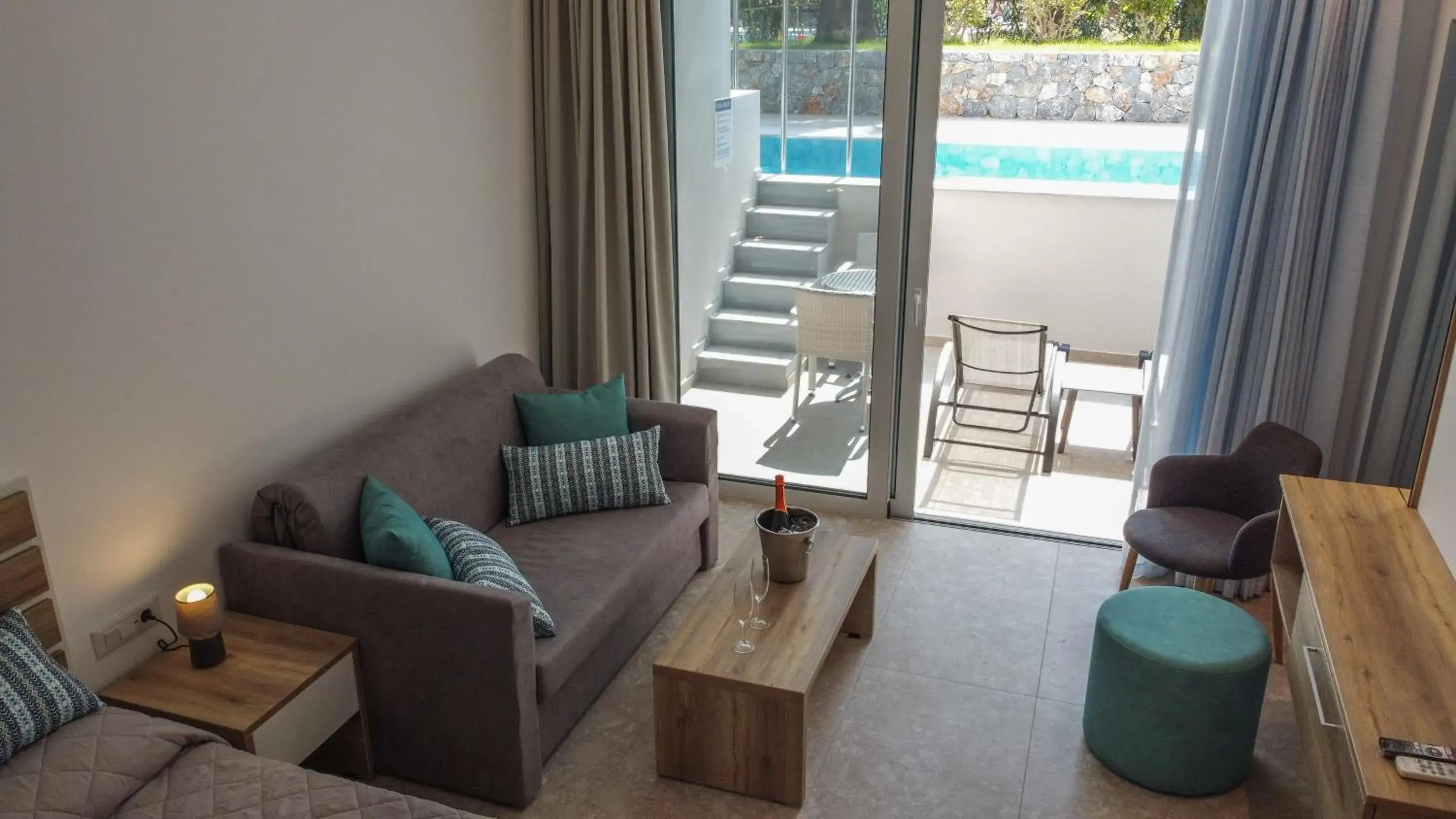 Living room in Lardos Bay Hotel Living room in Lardos Bay Hotel