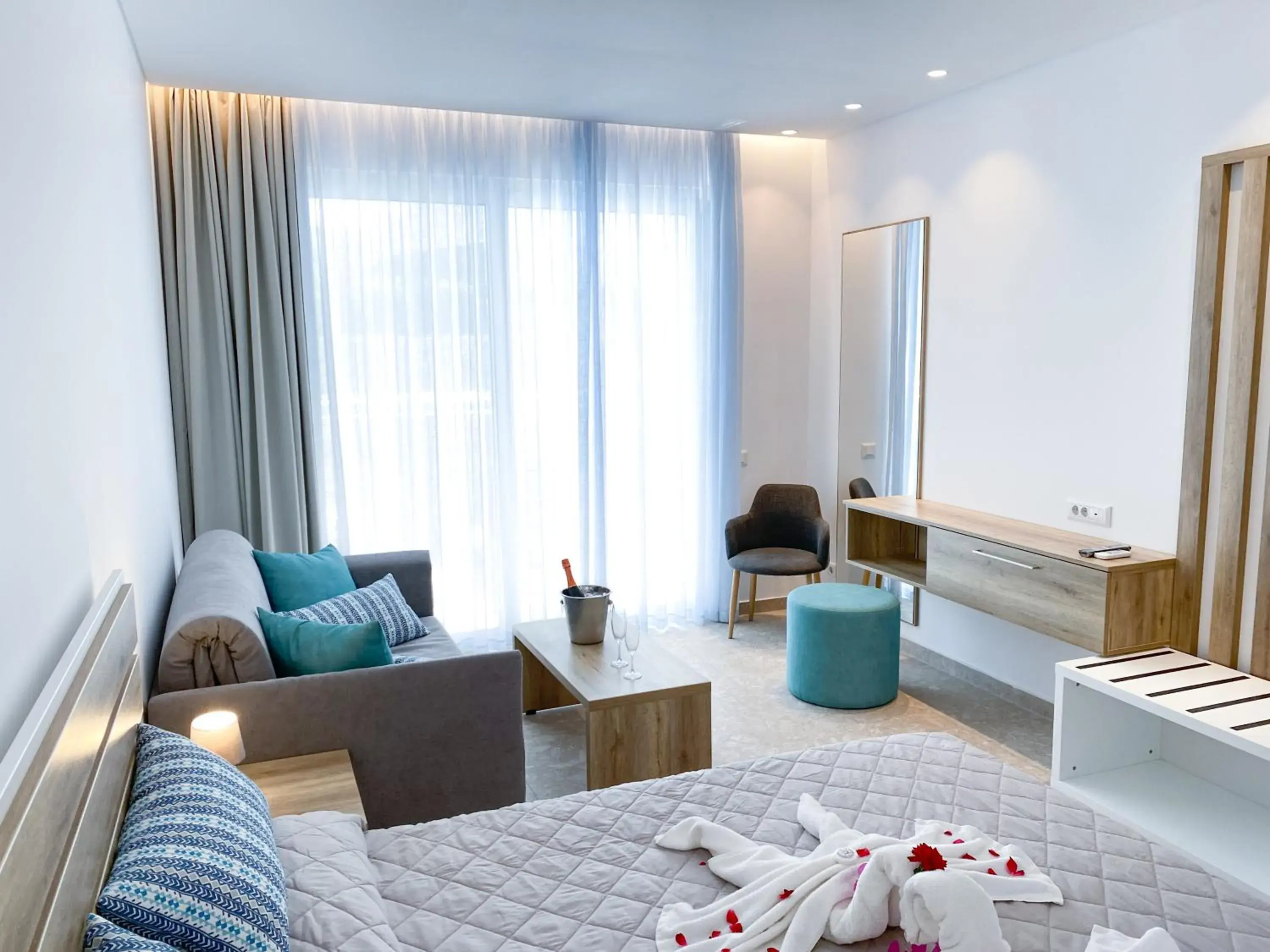 Photo of the whole room, Bed in Lardos Bay Hotel Photo of the whole room, Bed in Lardos Bay Hotel