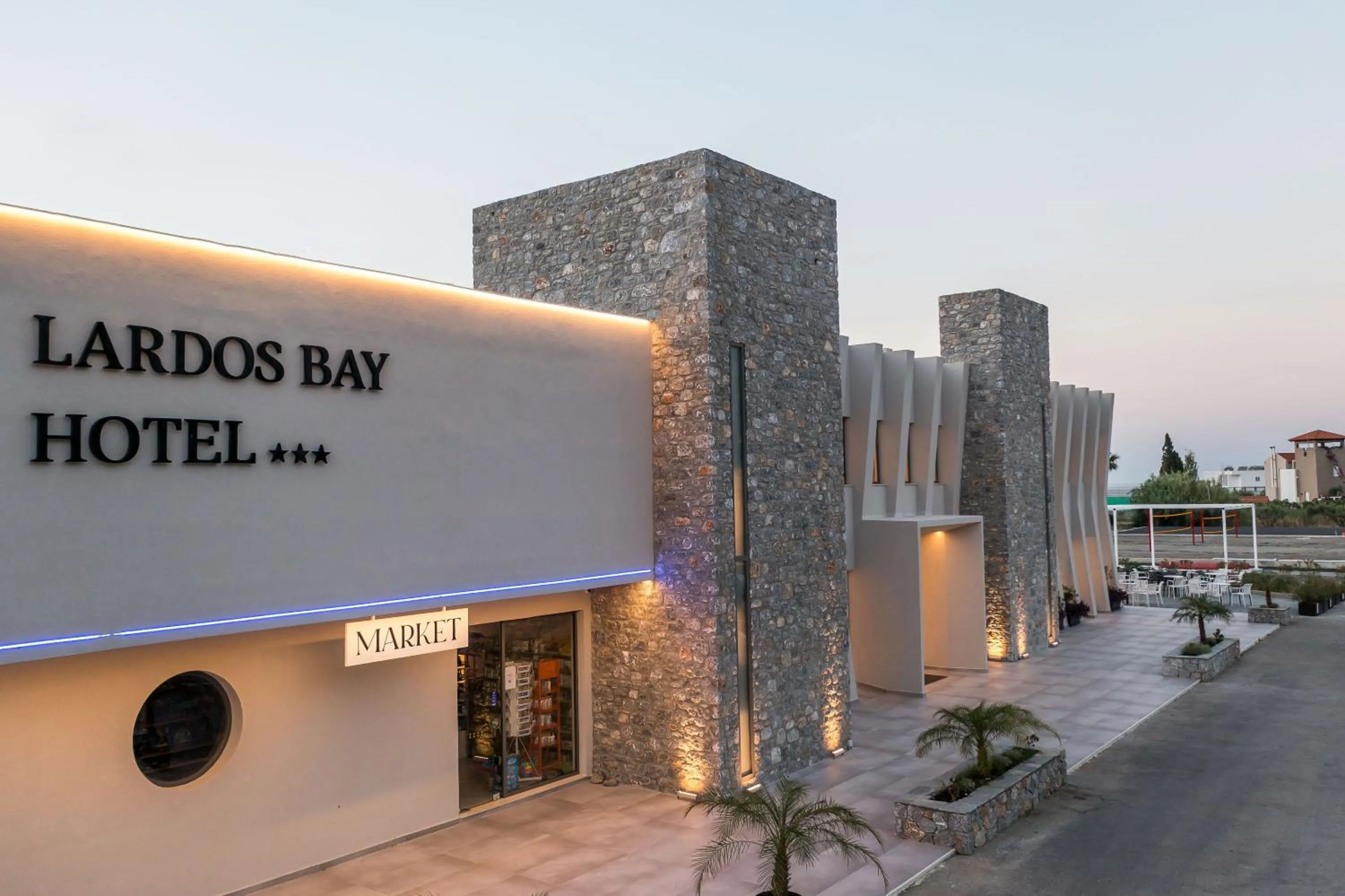 Property building in Lardos Bay Hotel