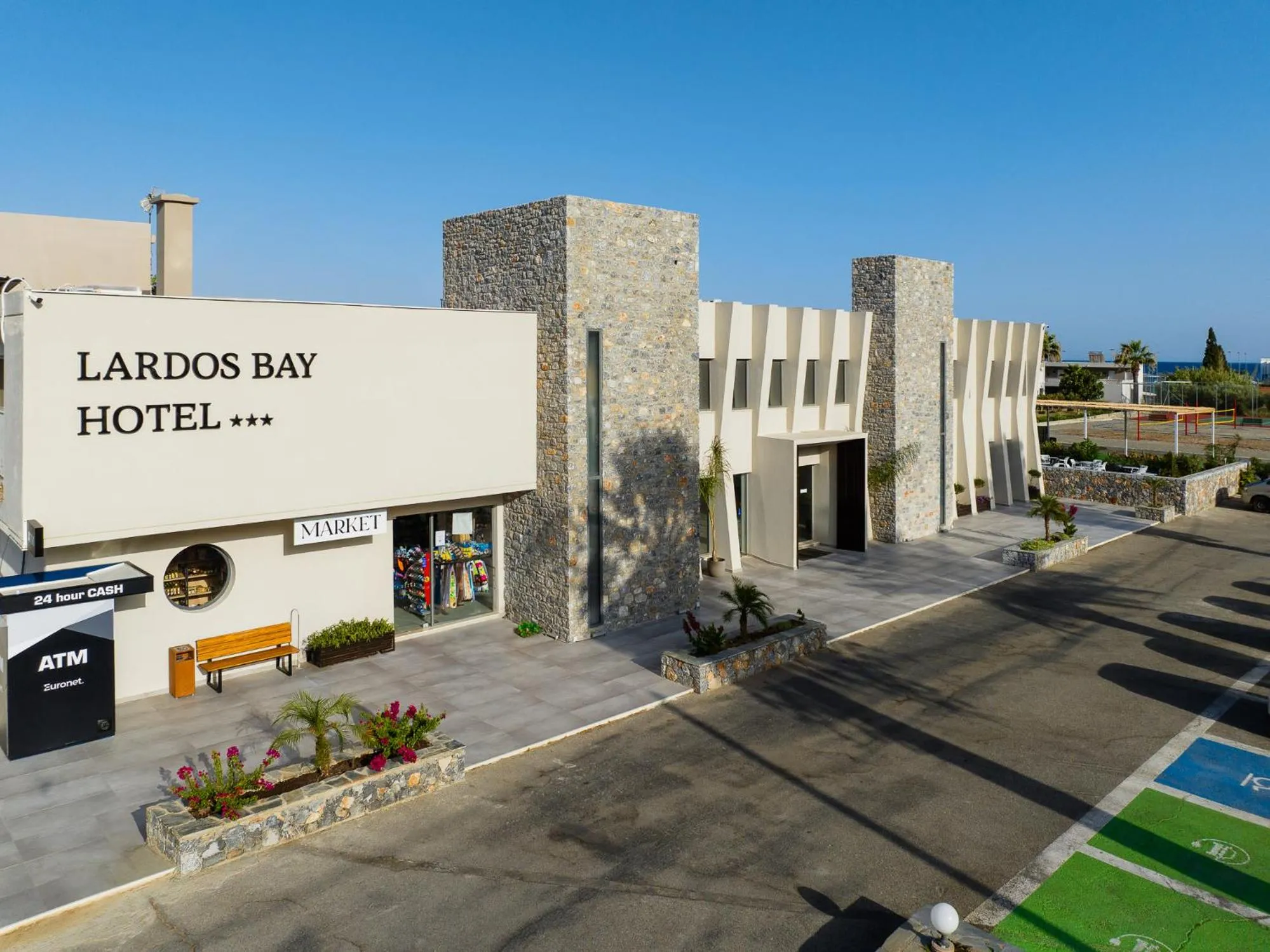 Property building in Lardos Bay Hotel